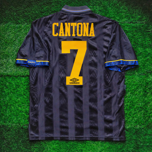 1993/95 Man Utd #7 CANTONA Away Jersey (L)