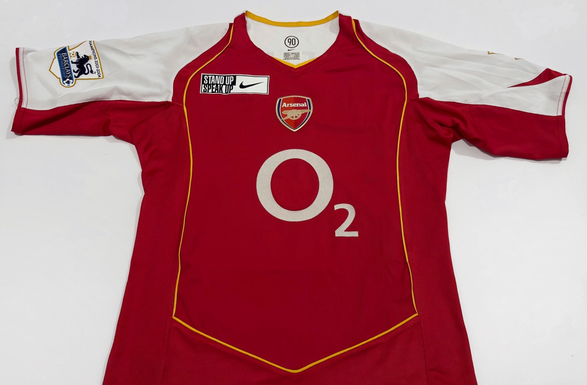 2004/05 Arsenal #4 VIEIRA Home Jersey (M)