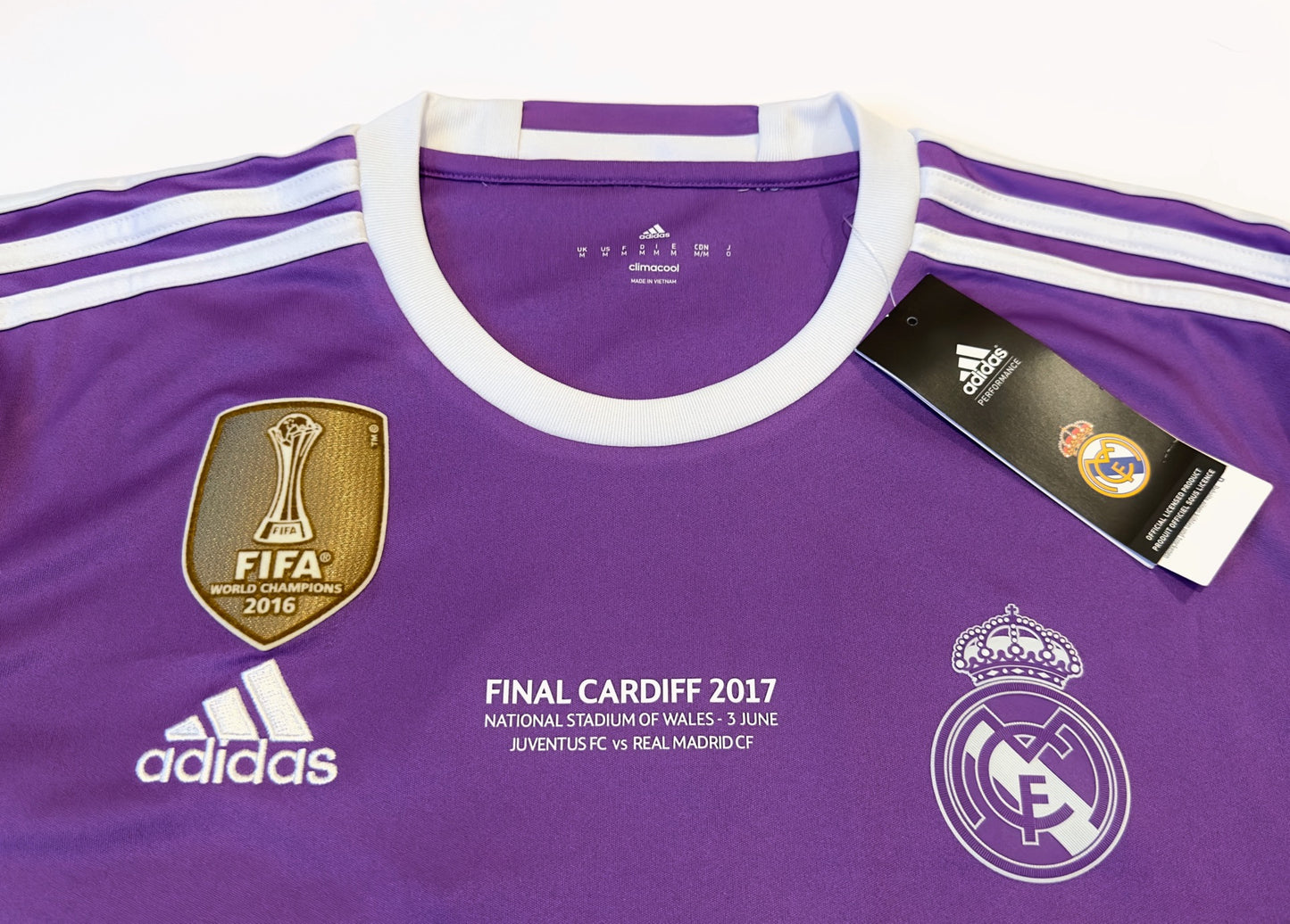 2016/17 Real Madrid #7 RONALDO Away Jersey (M) L/S