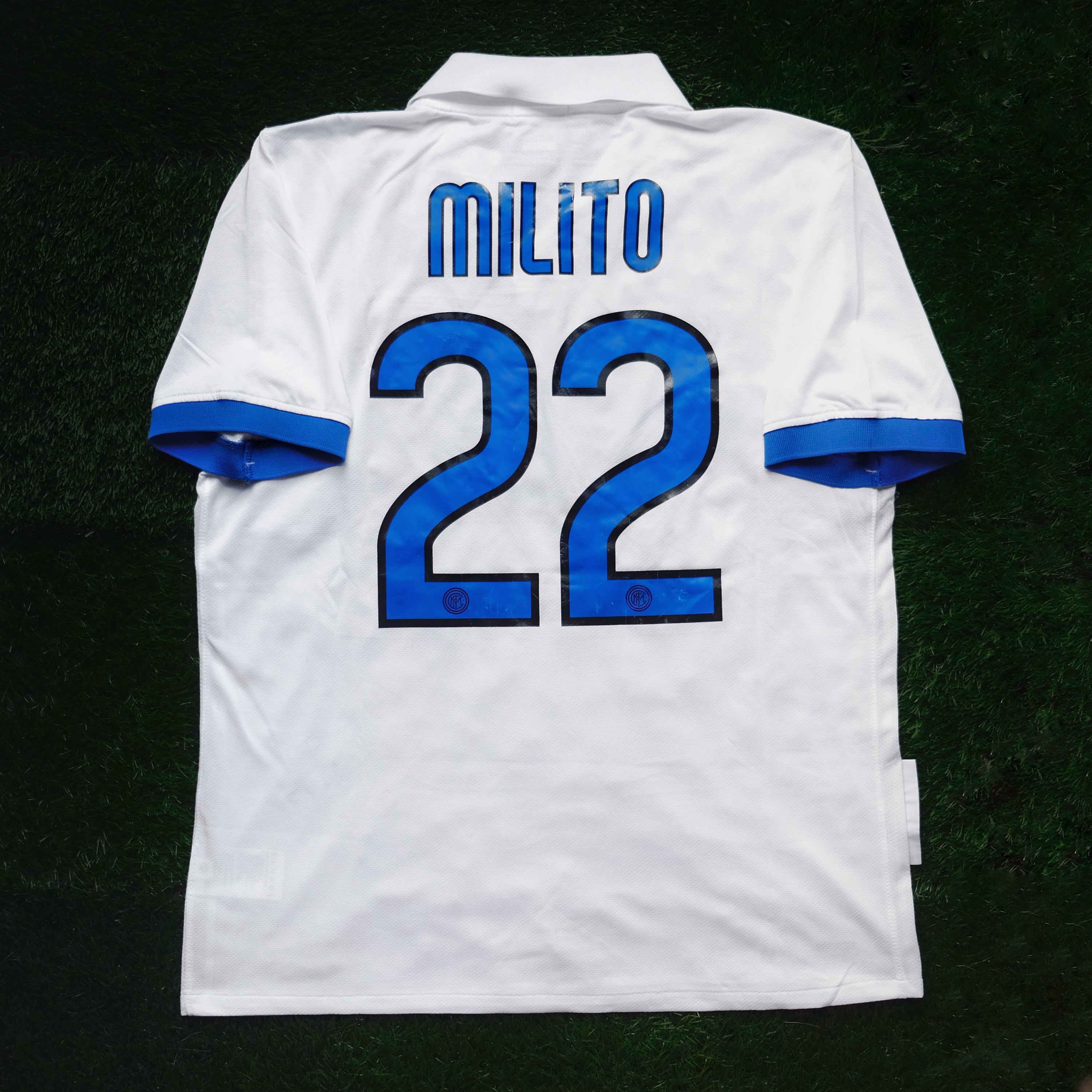 2009/10 Inter Milan #22 MILITO Away Jersey (L)