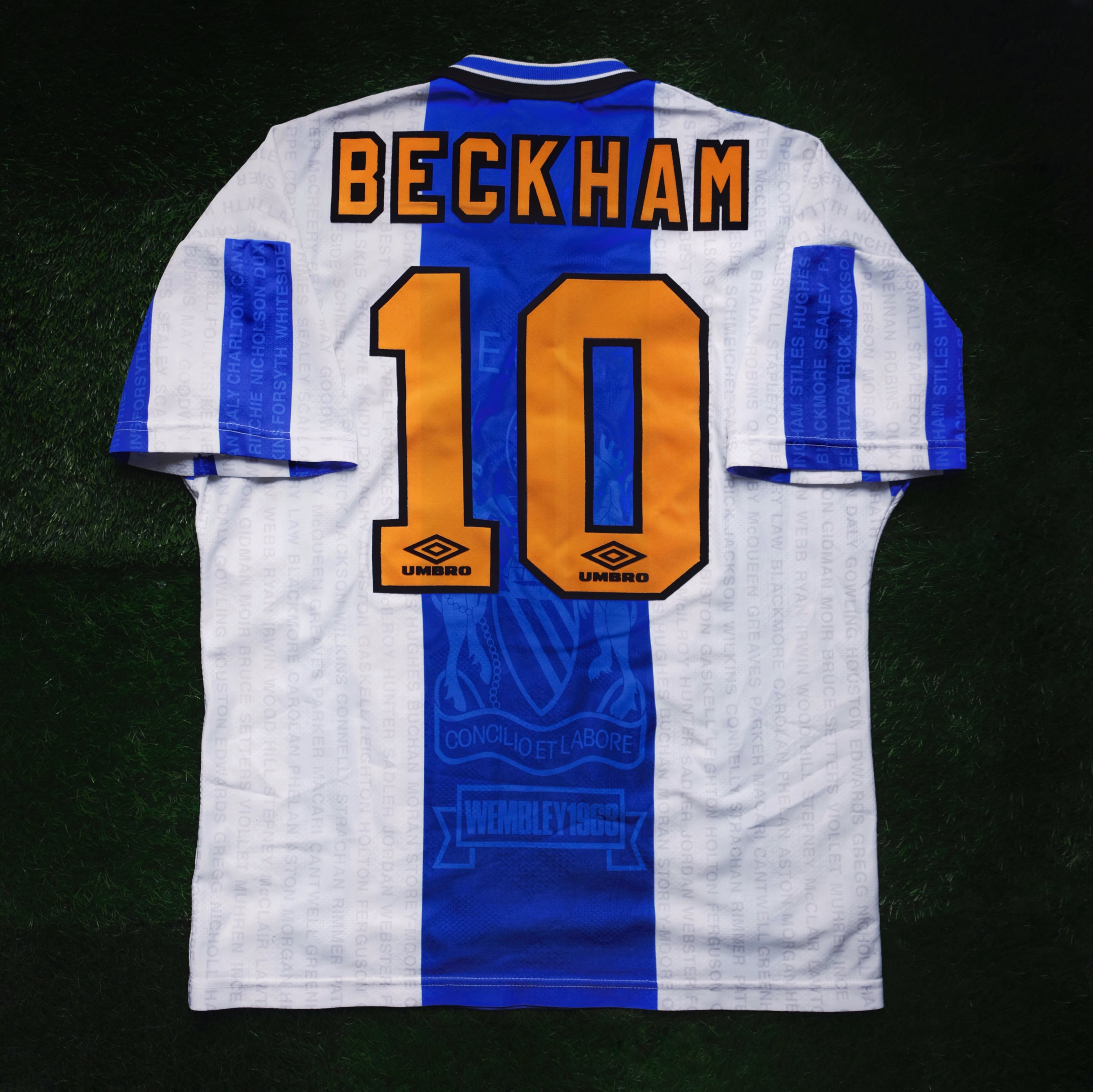 1994/97 Man Utd #10 BECKHAM Away Jersey (L)