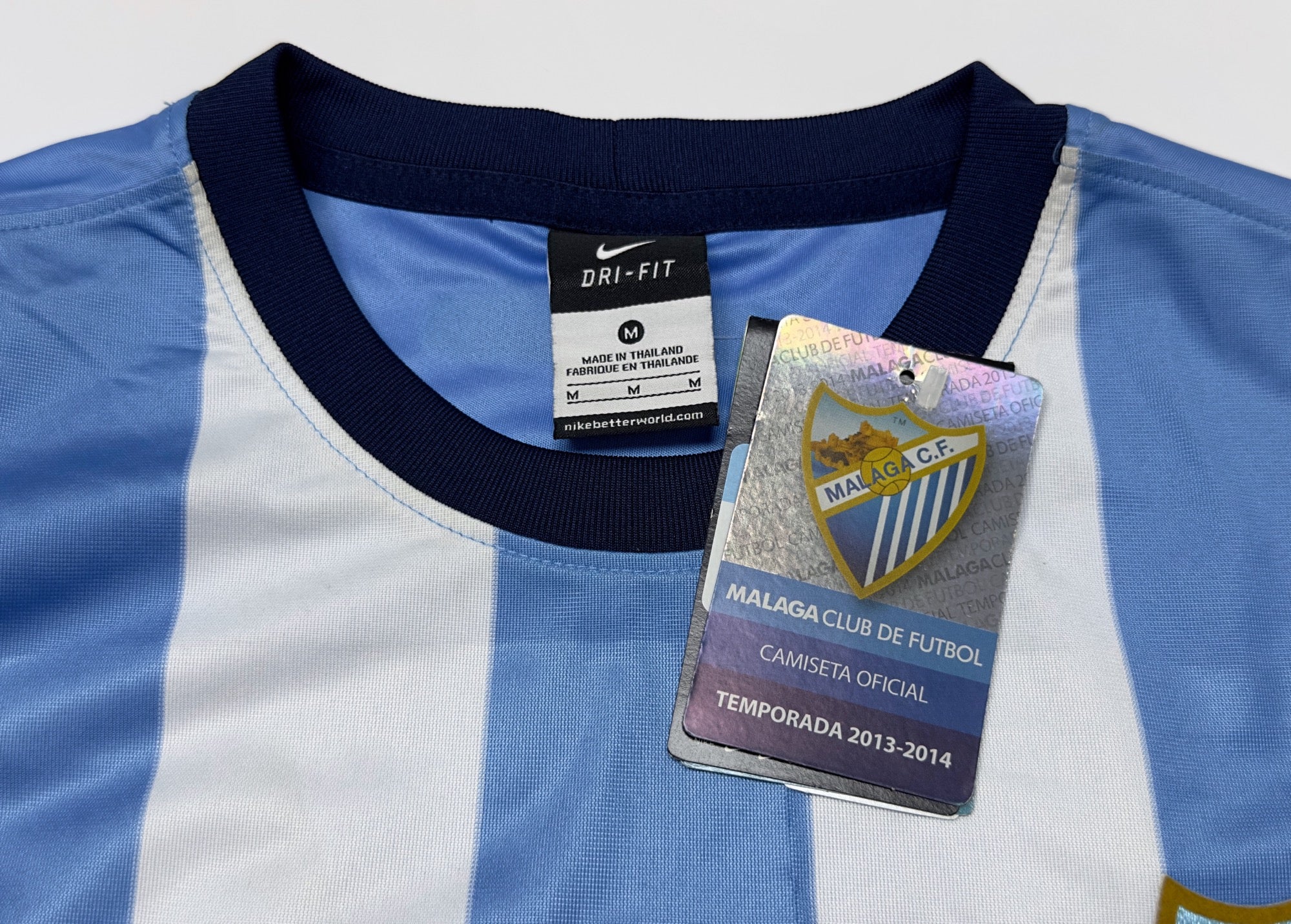 2013/14 Malaga #9 SANTA CRUZ Home Jersey (M)