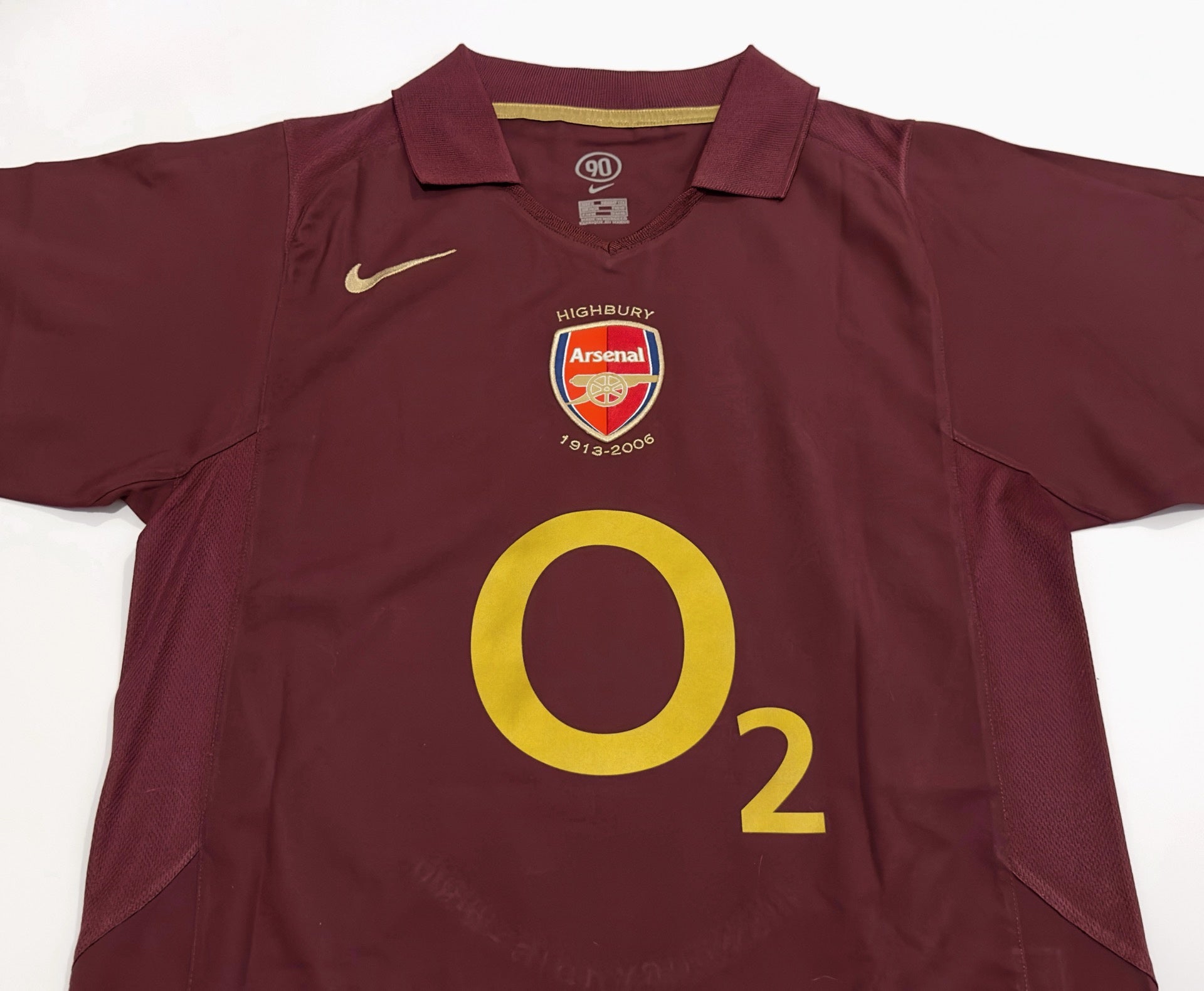 2005/06 Arsenal #3 COLE Home Jersey (S)