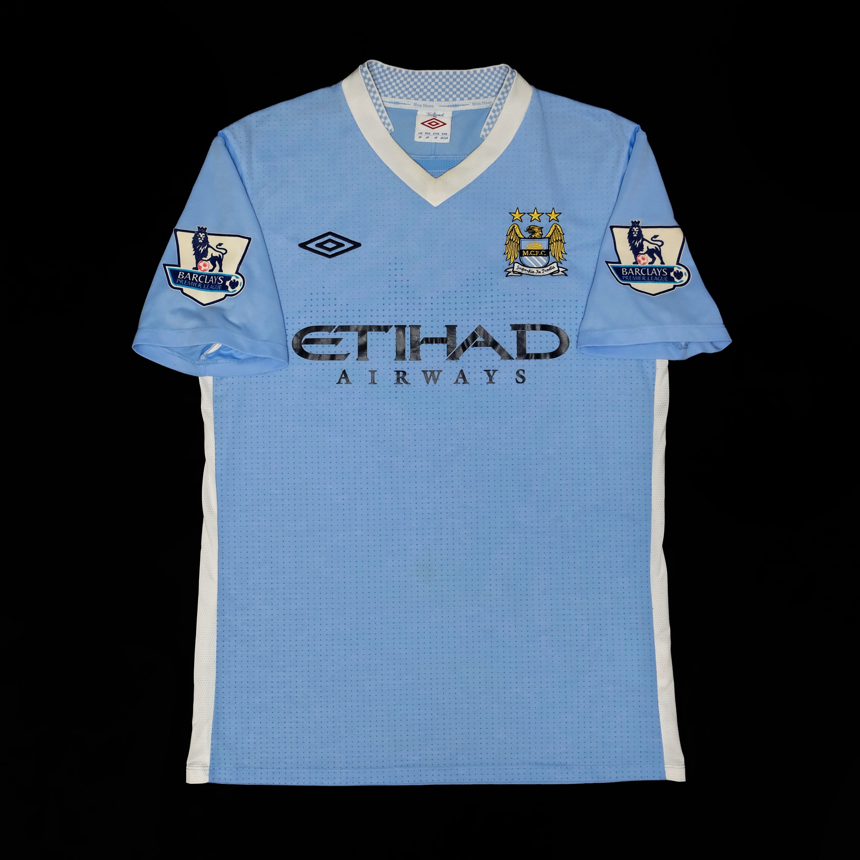 2011/12 Man City #16 KUN AGUERO Home Jersey (S)