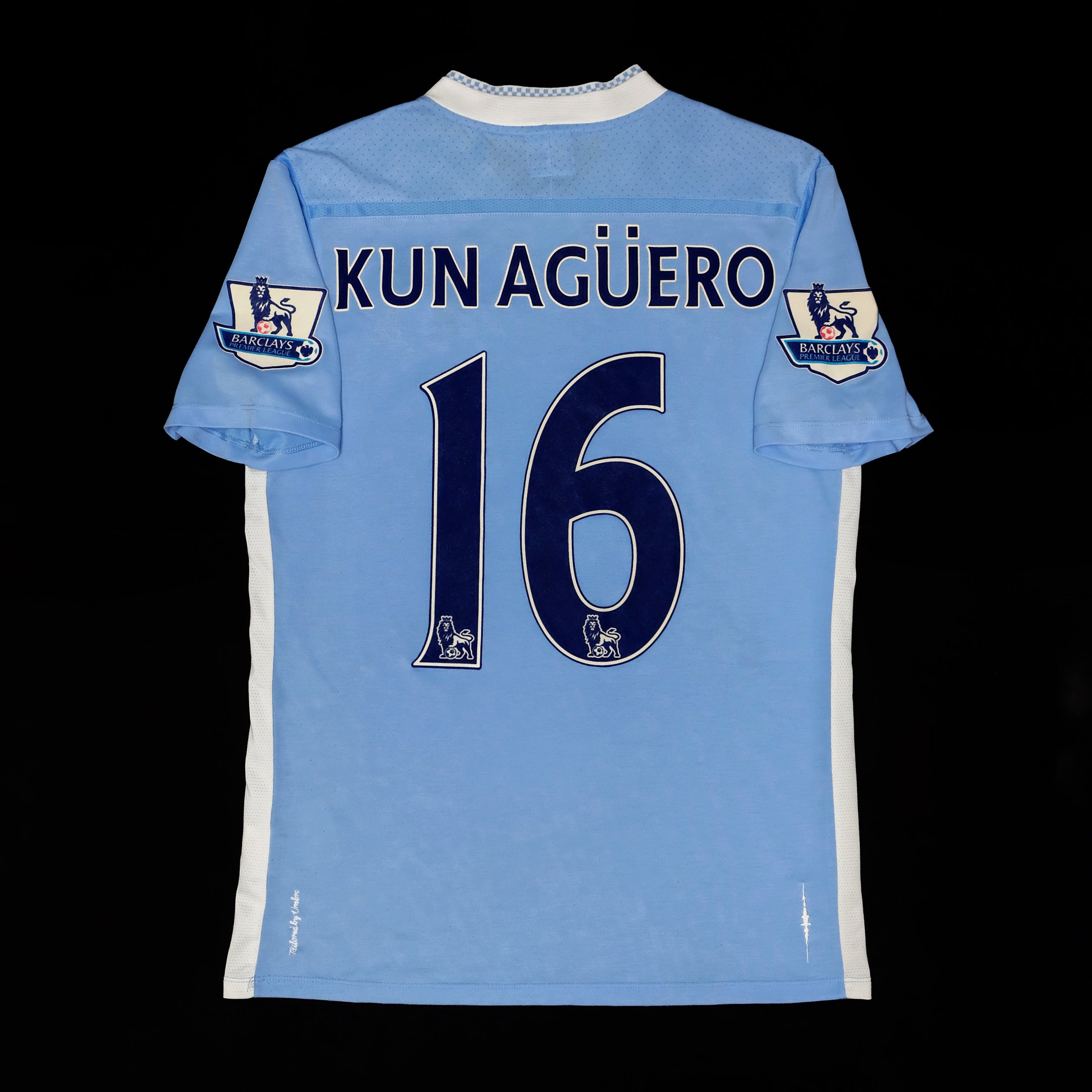 2011/12 Man City #16 KUN AGUERO Home Jersey (S)