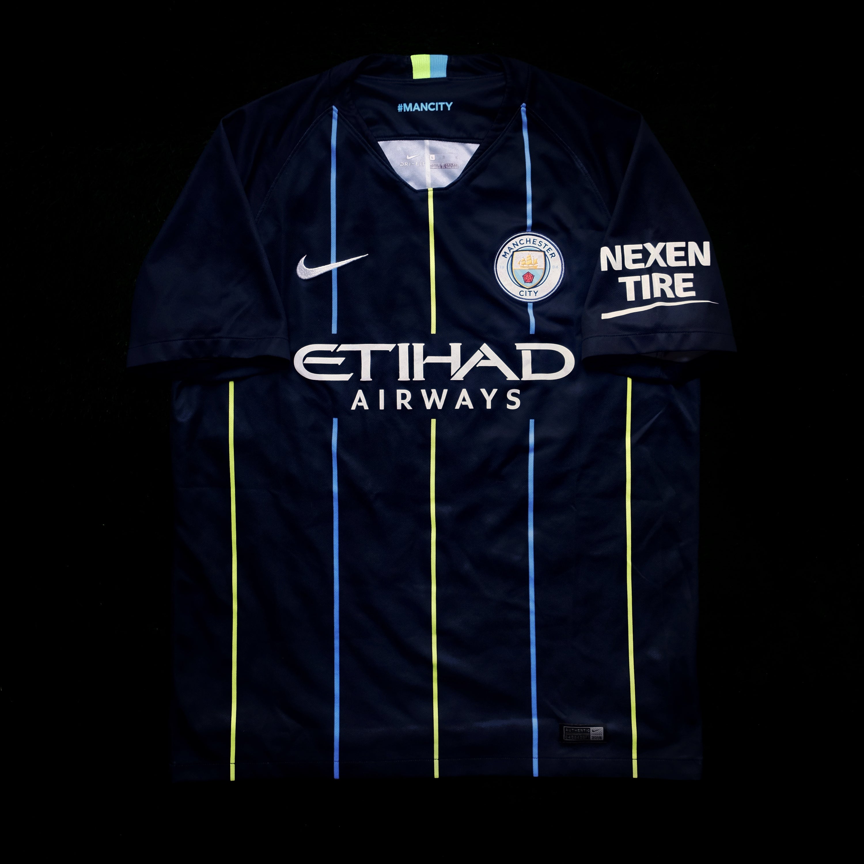 2018/19 Man City Away Jersey (L)