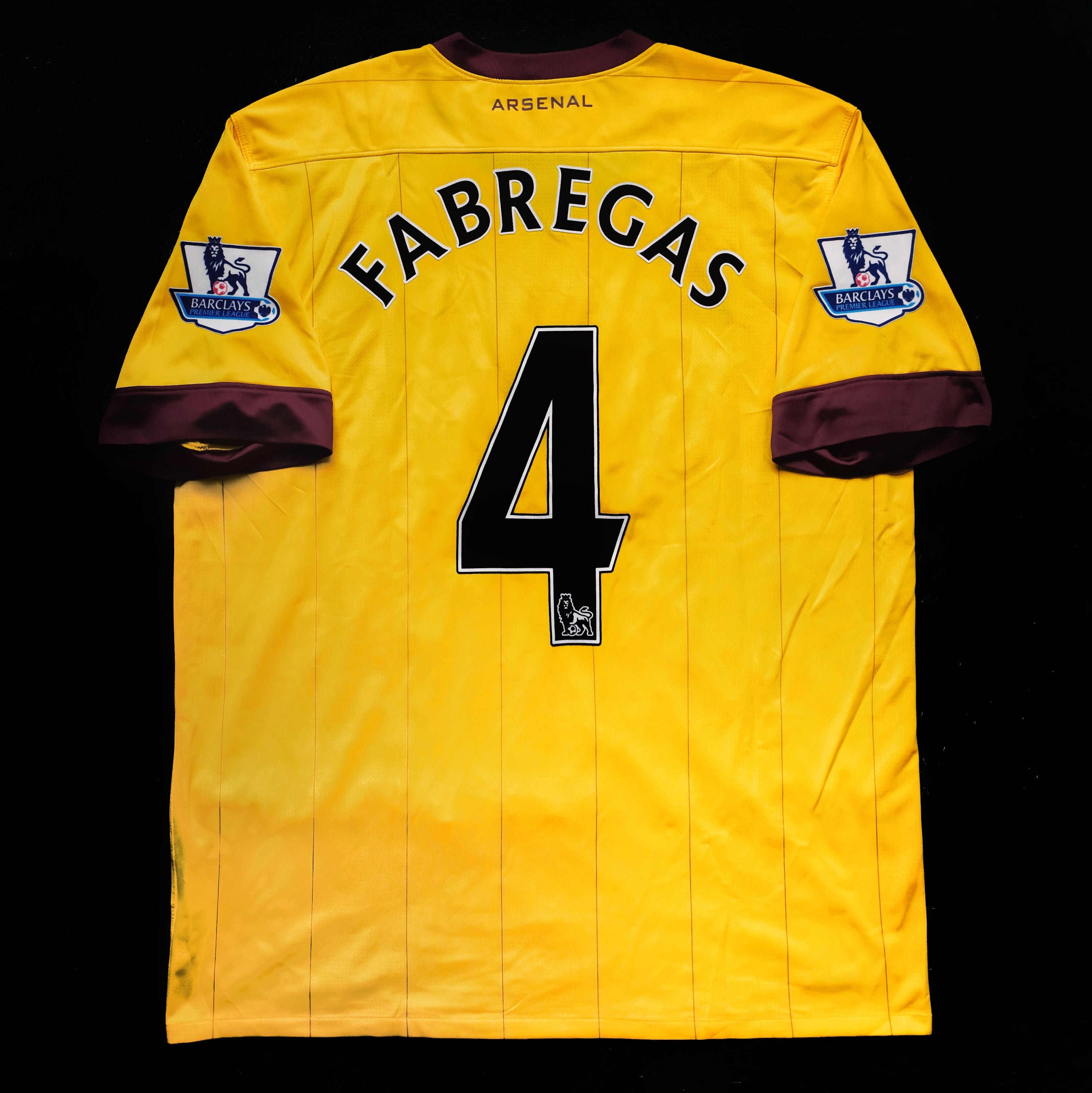 2010/12 Arsenal #4 FABREGAS Away Jersey (XL)