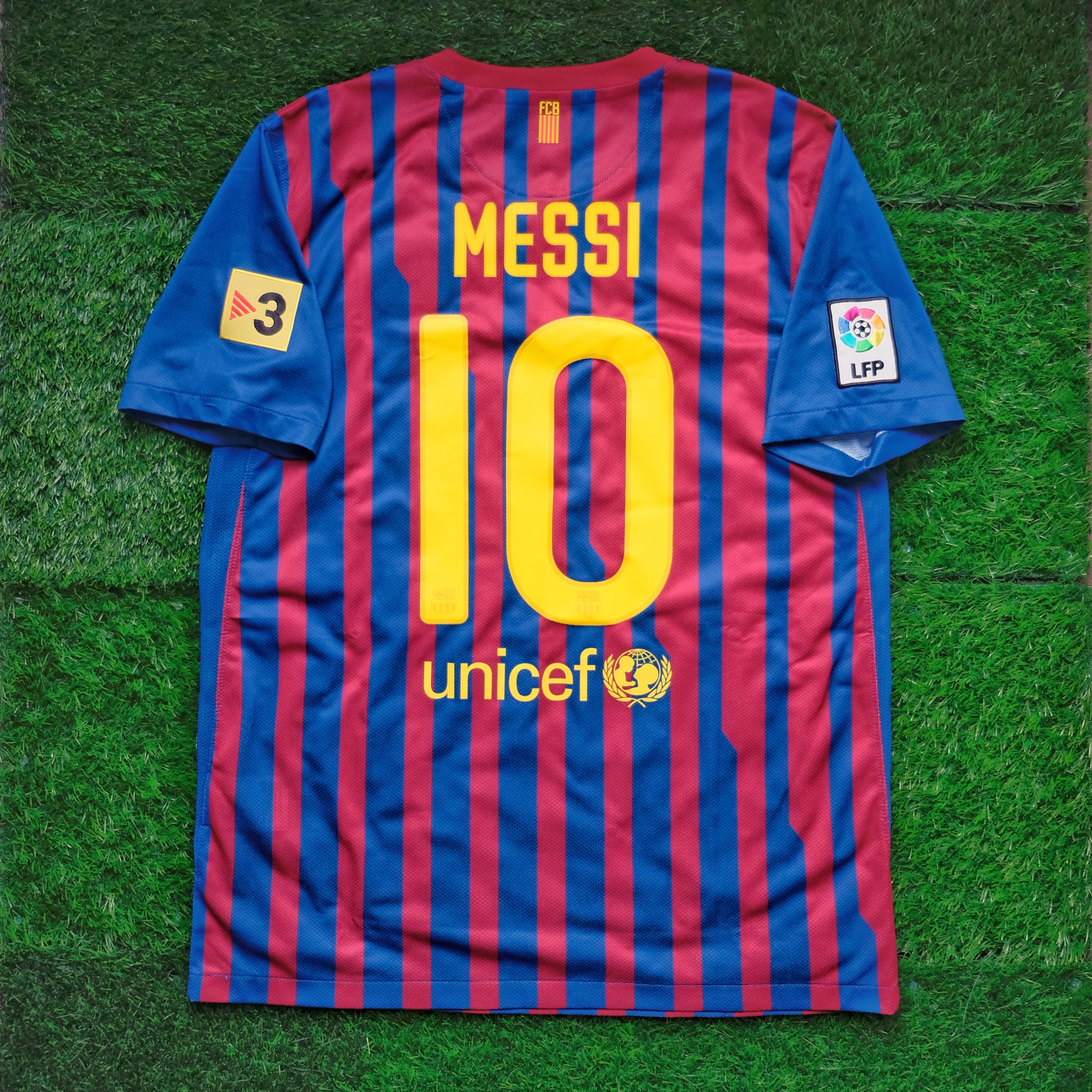 2011/12 Barcelona #10 MESSI Home Jersey (L)