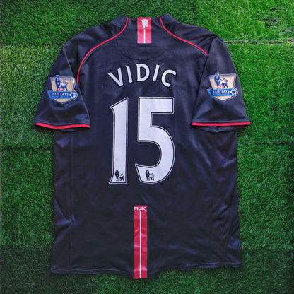 2007/08 Man Utd #15 VIDIC Away Jersey (L)