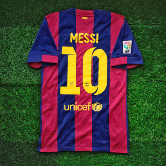 2014/15 Barcelona #10 MESSI Home Jersey (S)