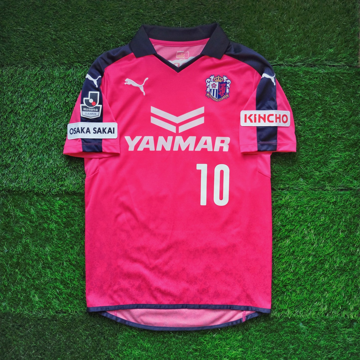 2015 Cerezo Osaka #10 FORLAN Home Jersey (S)