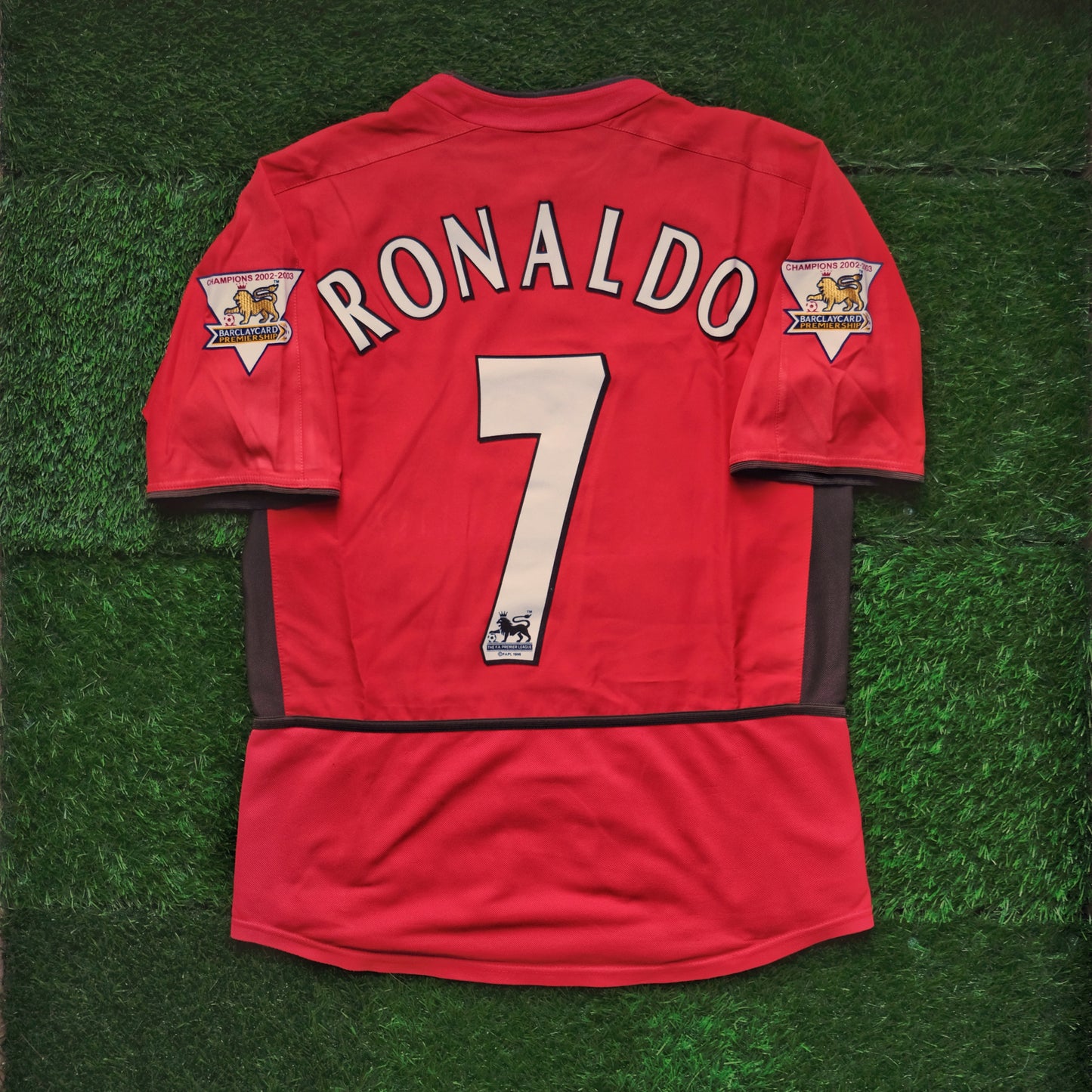 2003/04 Man Utd #7 RONALDO Home Jersey (M)