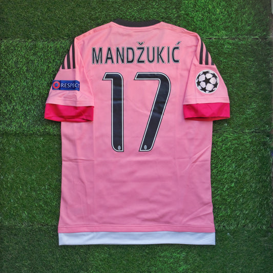 2015/16 Juventus #17 MANDZUKIC Away Jersey (S)