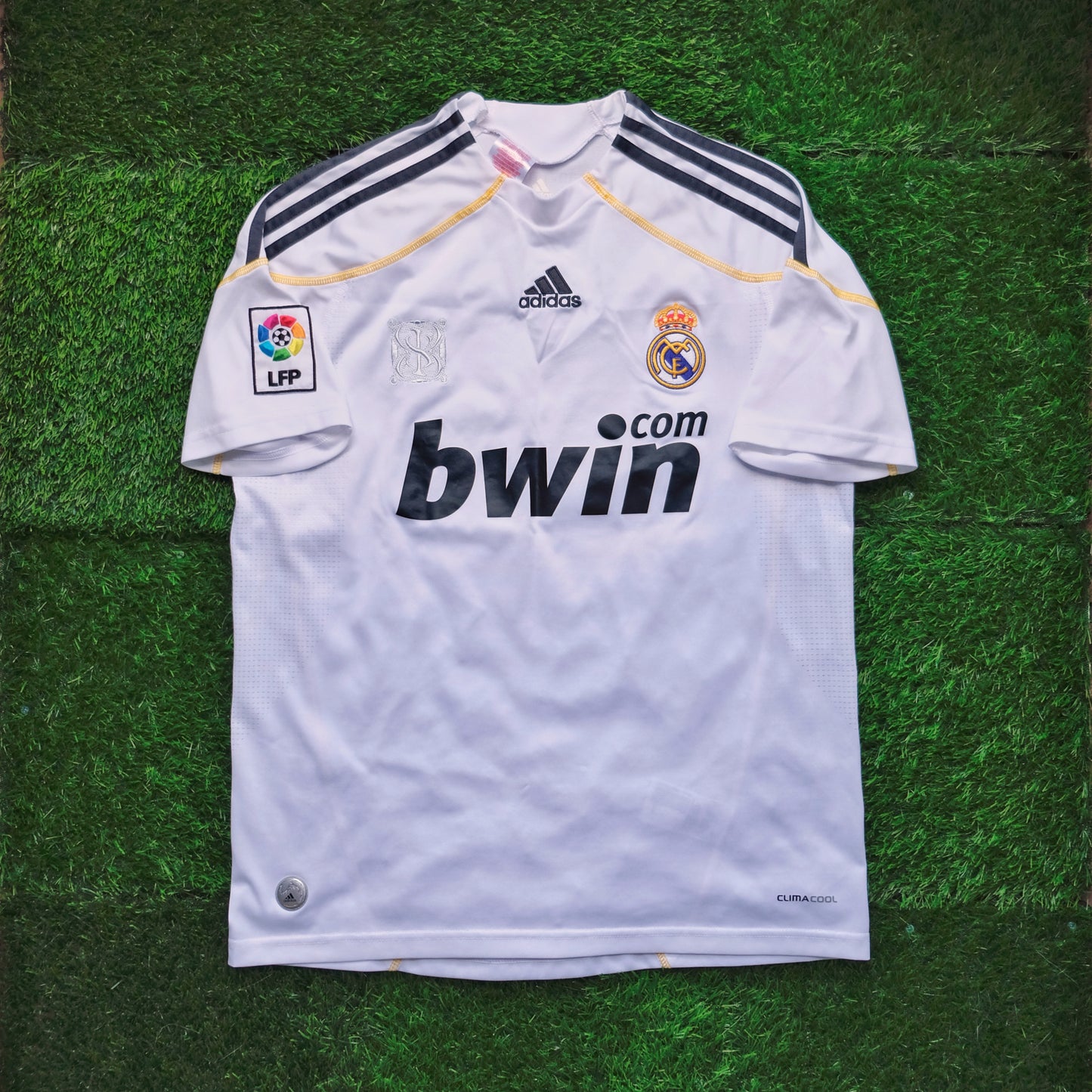 2009/10 Real Madrid #9 RONALDO Home Jersey (Y)