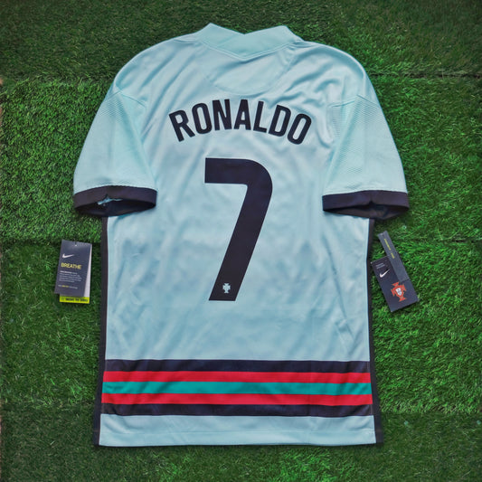 2020/21 Portugal #7 RONALDO Away Jersey (S)