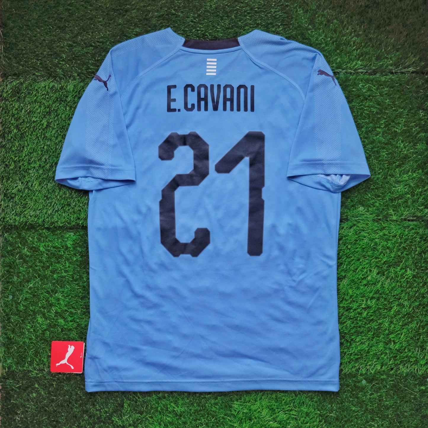 2018/19 Uruguay #21 E.CAVANI Home Jersey (M)