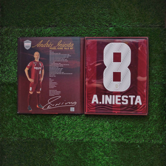 2018 Vissel Kobe #8 A.INIESTA Home Jersey Boxset (XL)