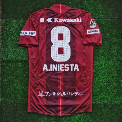 2018 Vissel Kobe #8 A.INIESTA Home Jersey Boxset (XL)