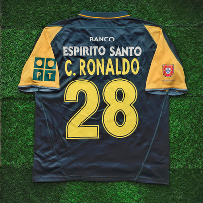 2002/03 Sporting CP #28 C.RONALDO Away Jersey (L)