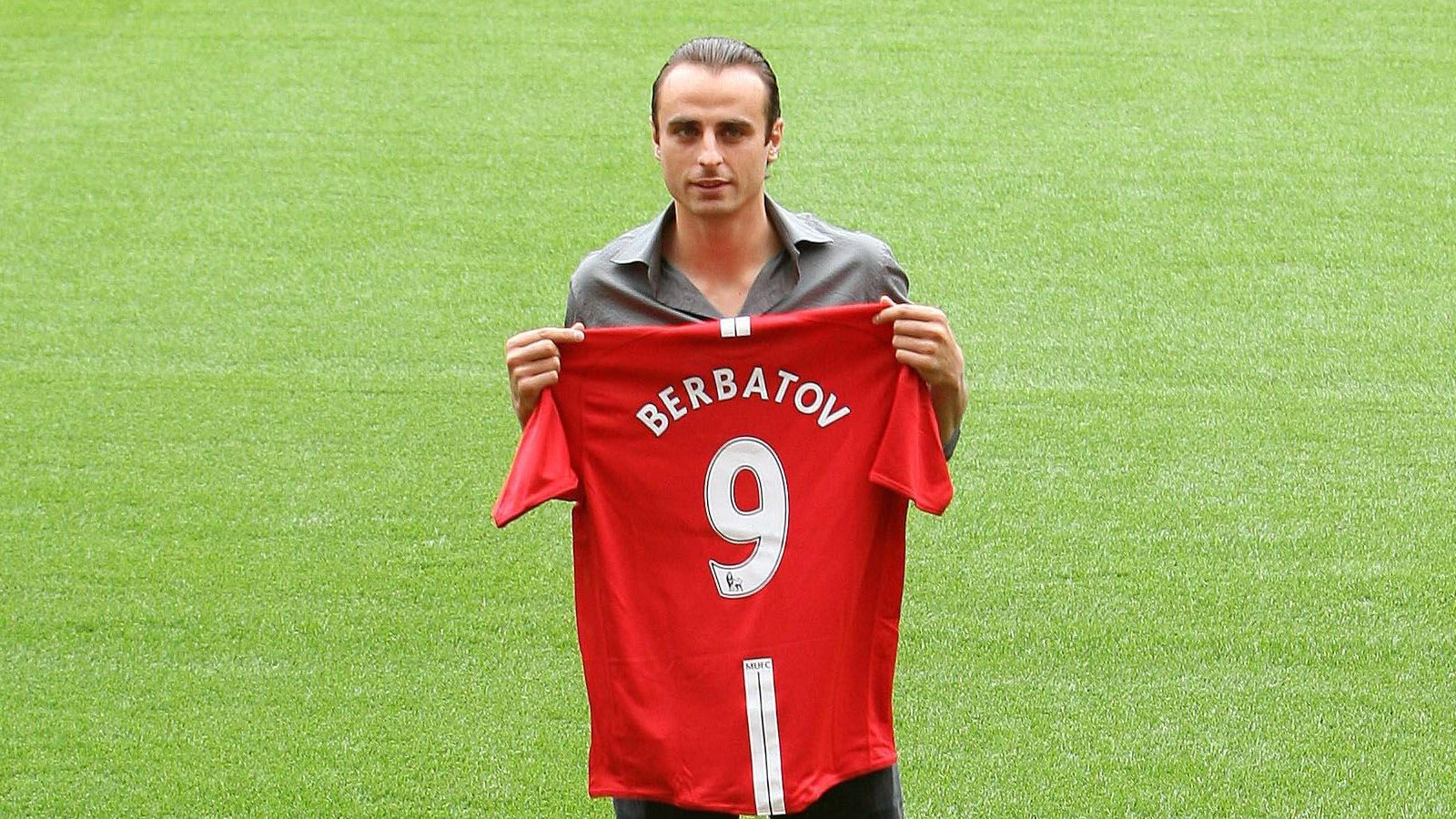 2008/09 Man Utd #9 BERBATOV Home Jersey (XL) – Double Kick