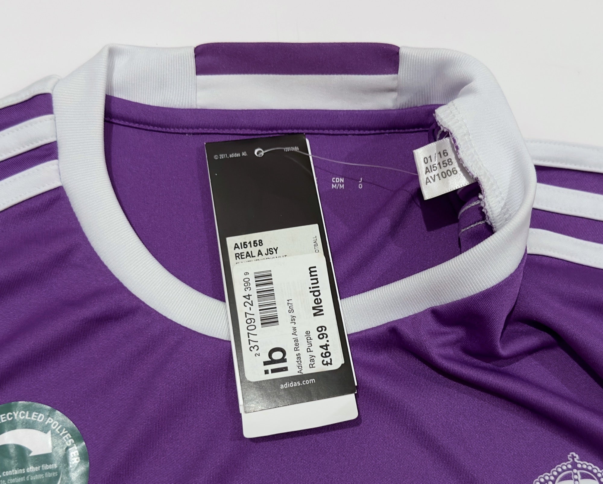 2016/17 Real Madrid Away Jersey (M)