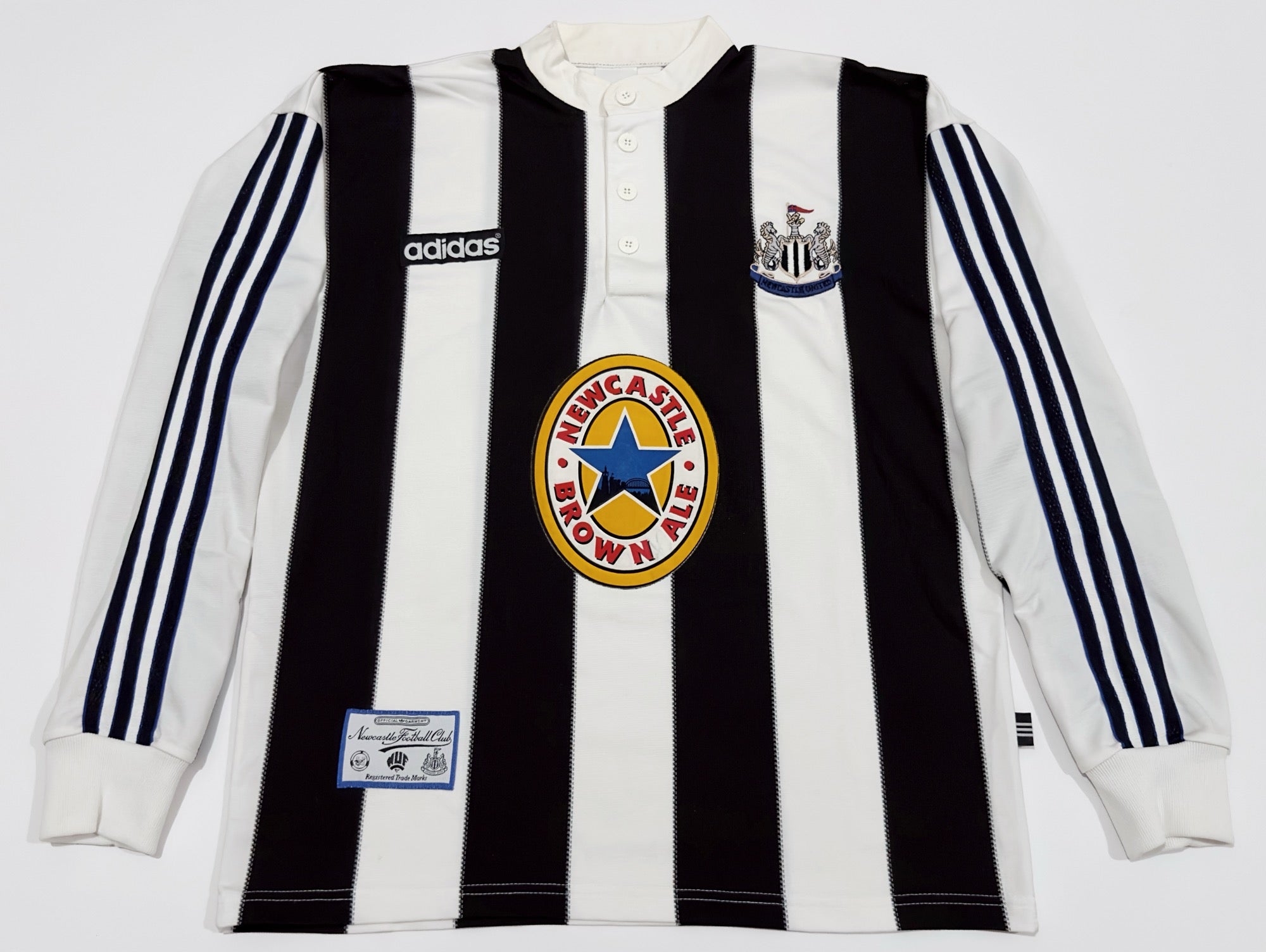 1995/97 Newcastle Home Jersey (M) L/S