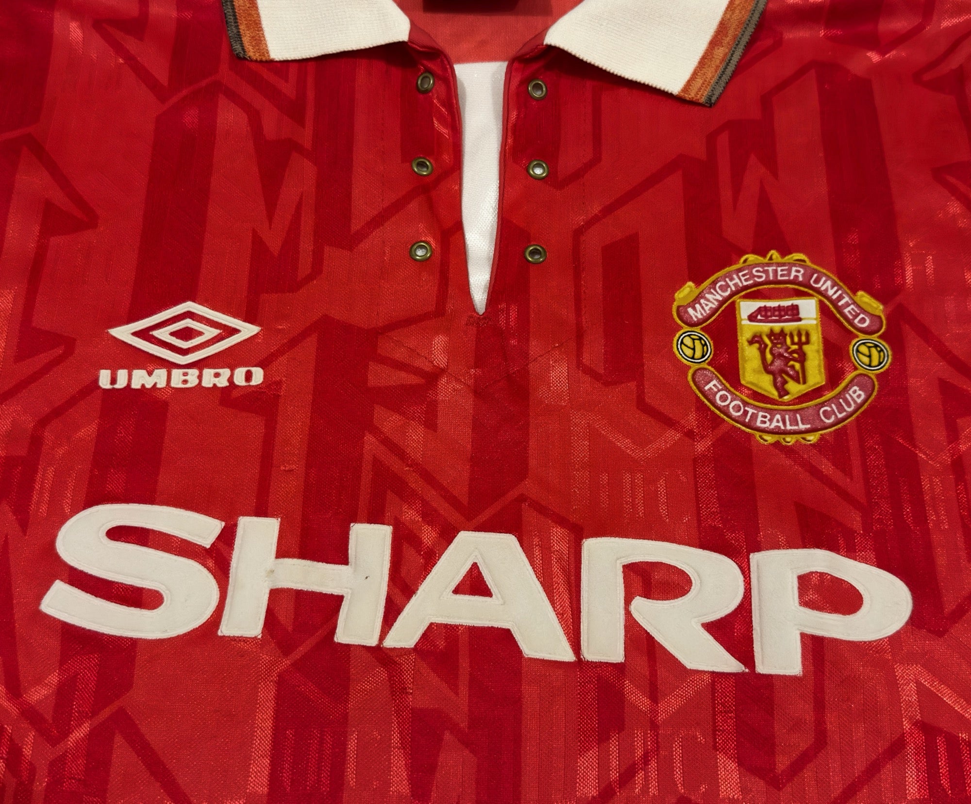 1992/94 Man Utd Home Jersey (S)
