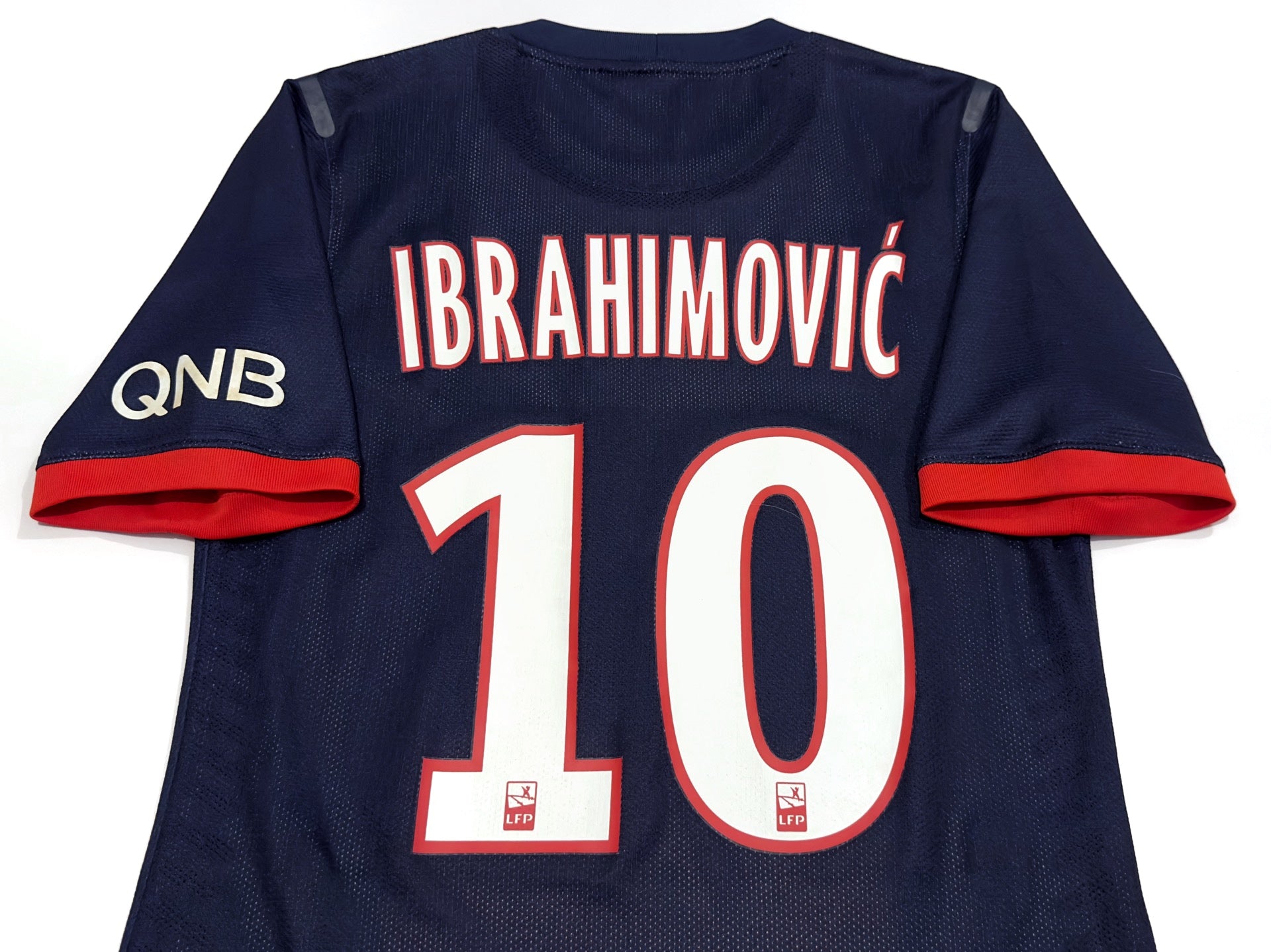2013/14 PSG #10 IBRAHIMOVIC Home Jersey (S) – Double Kick