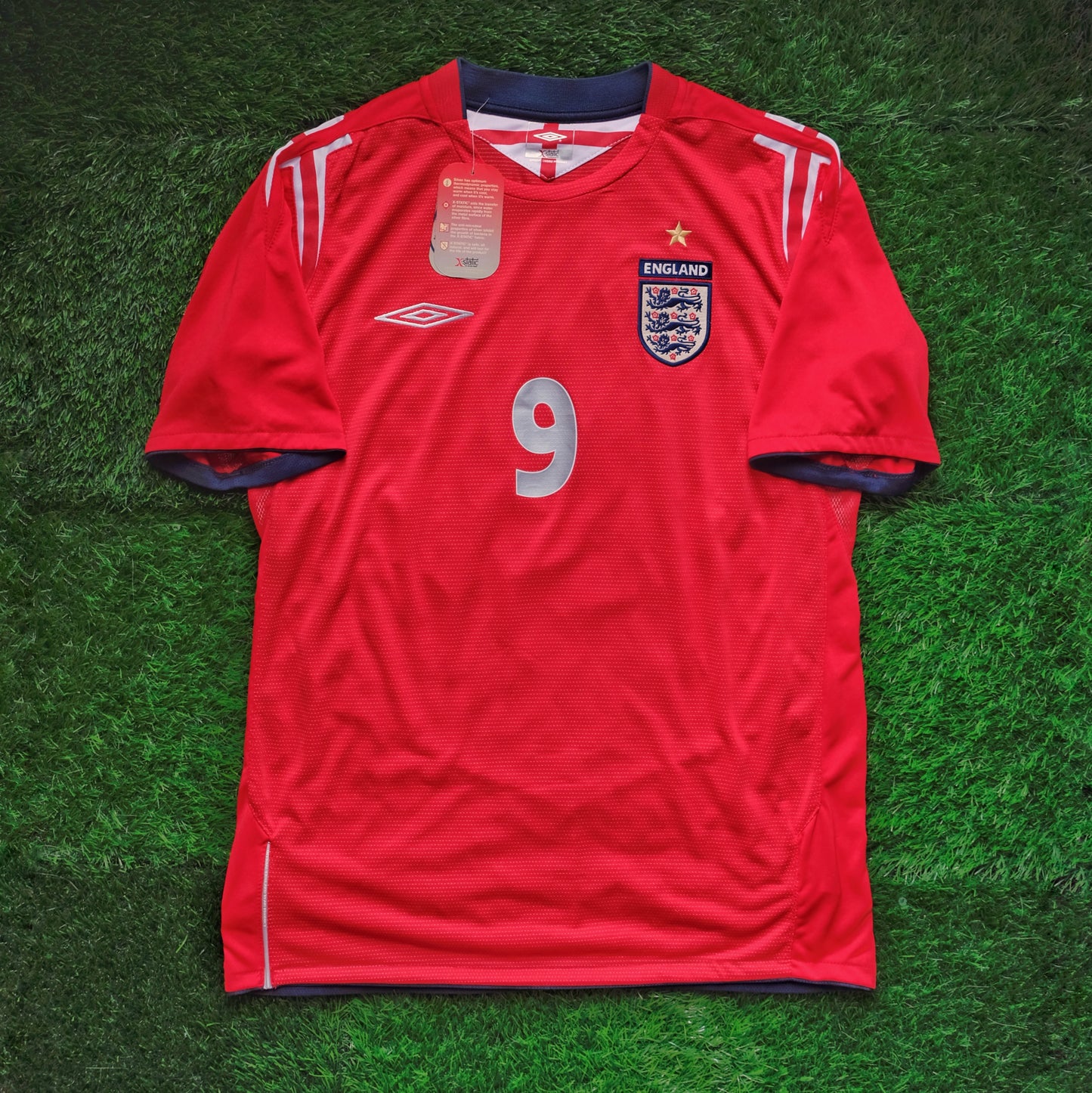 2004/06 England #9 ROONEY Away Jersey (M)