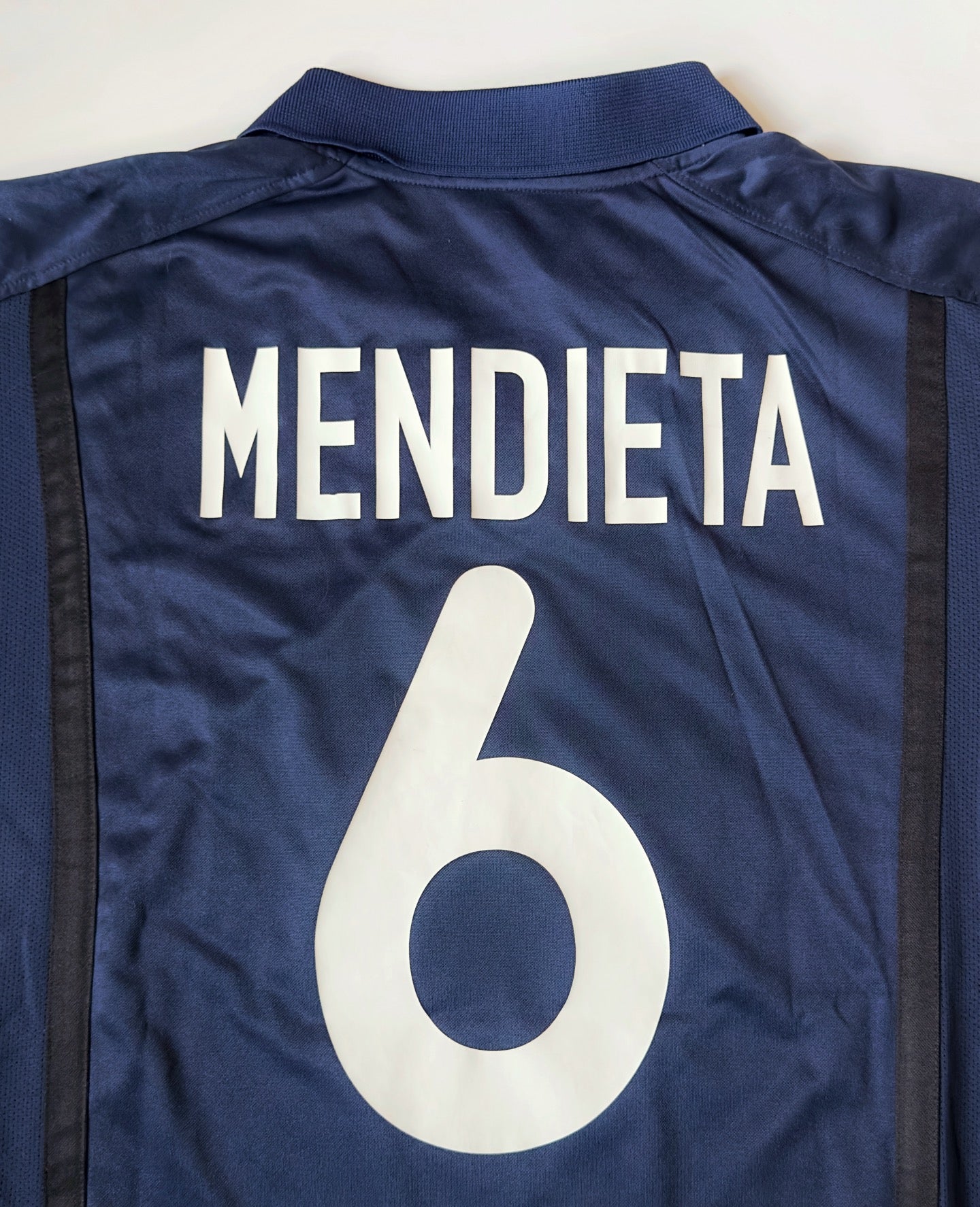 2000/01 Valencia #6 MENDIETA Away Jersey (L)