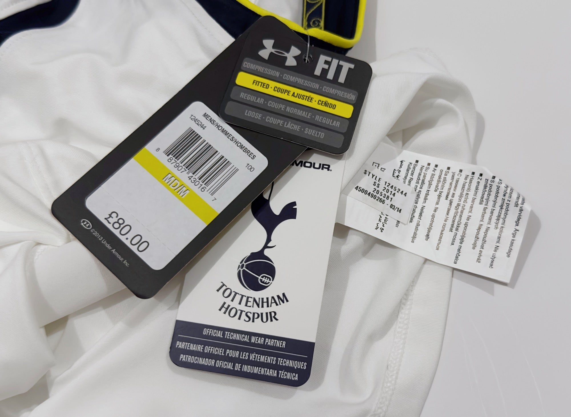 2014/15 Tottenham #23 ERIKSEN Home Jersey (M)