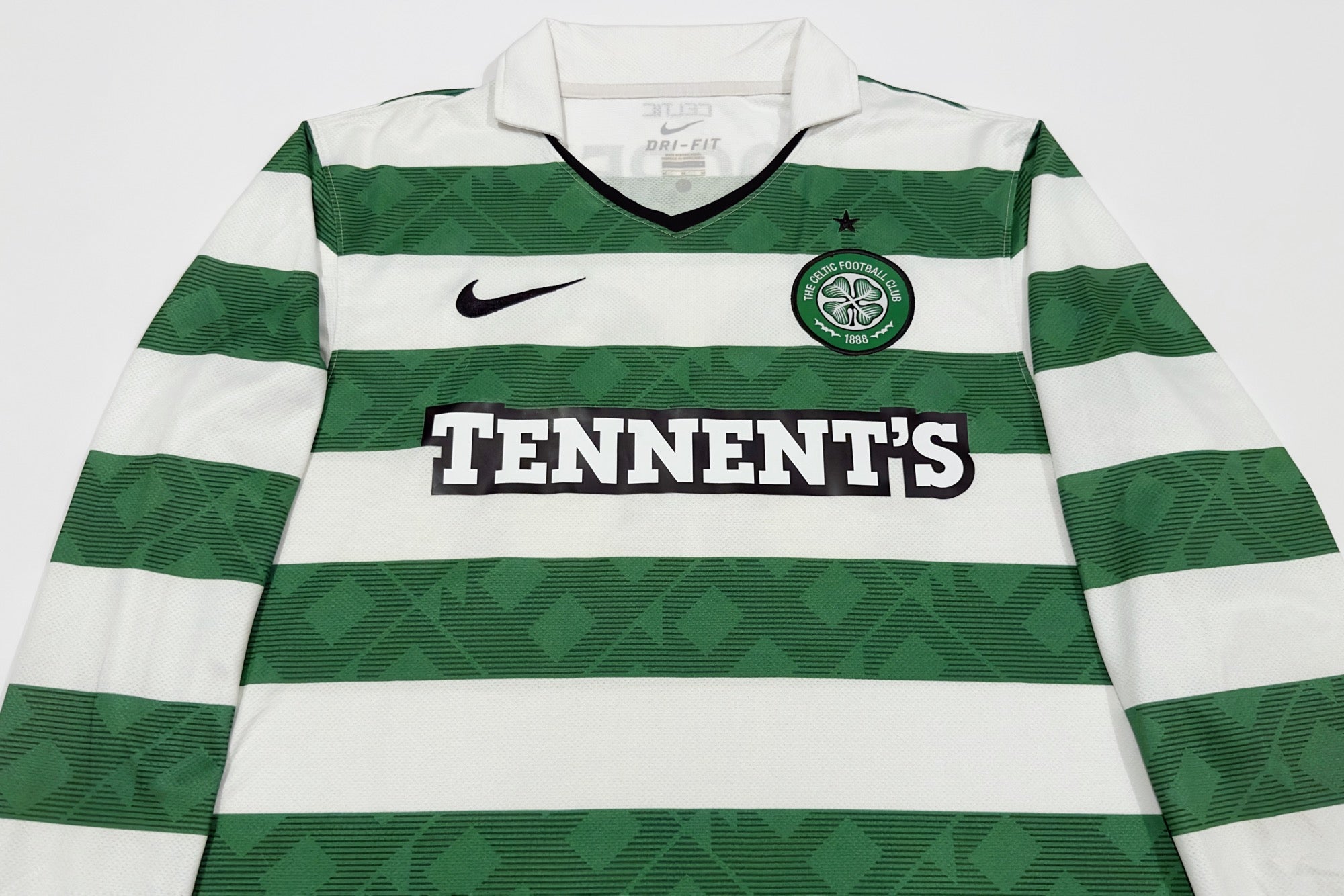 2010/11 Celtic #88 HOOPER Home Jersey (M) L/S
