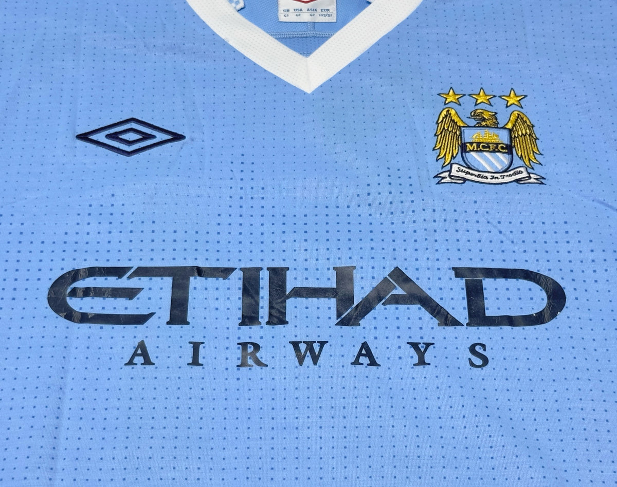 2011/12 Man City #21 SILVA Home Jersey (L)