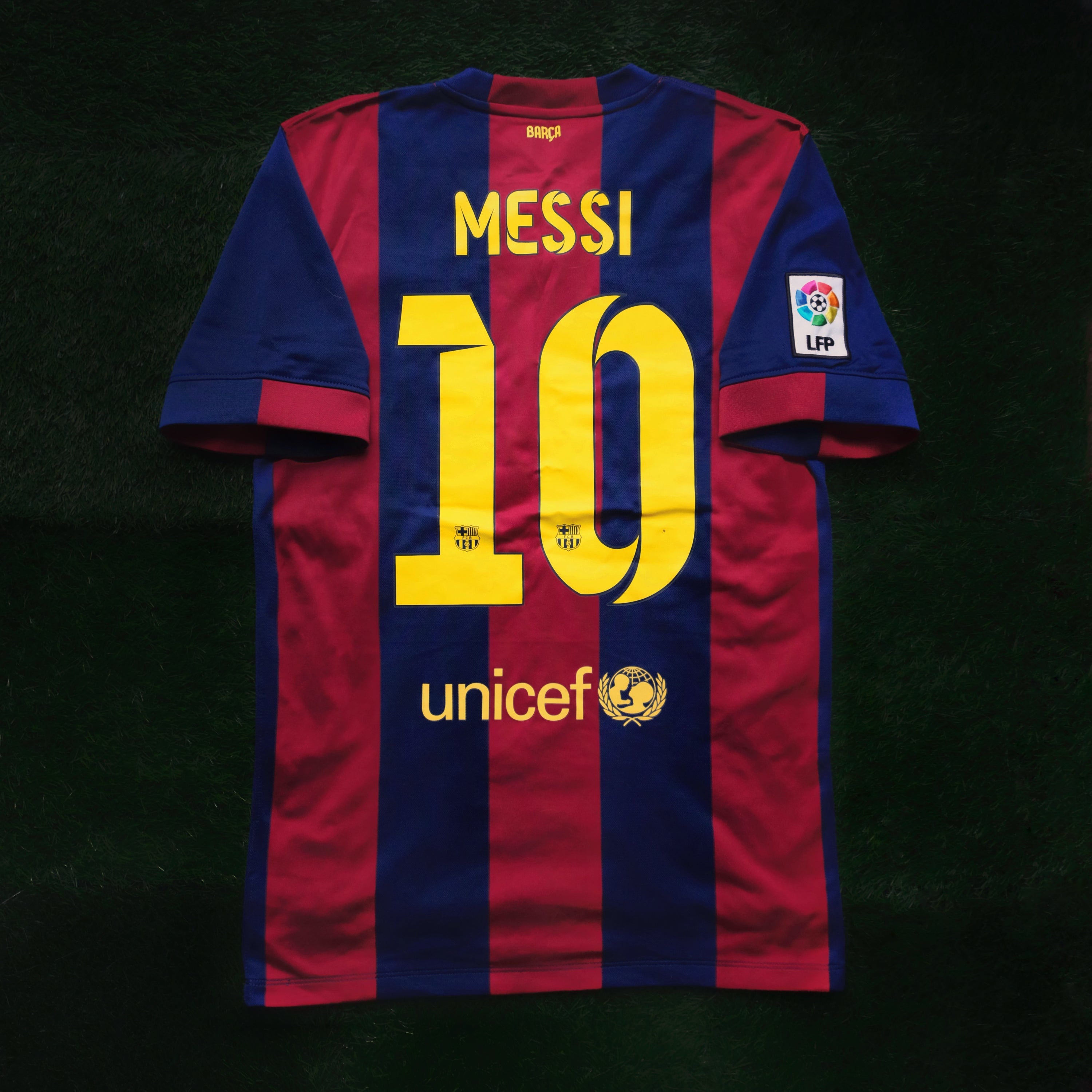 2014/15 Barcelona #10 MESSI Home Jersey (S)