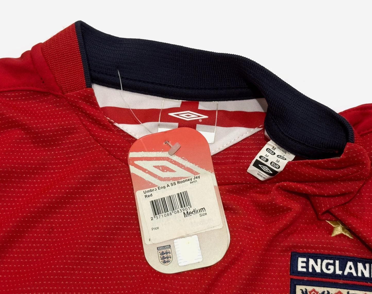 2004/06 England #9 ROONEY Away Jersey (M)