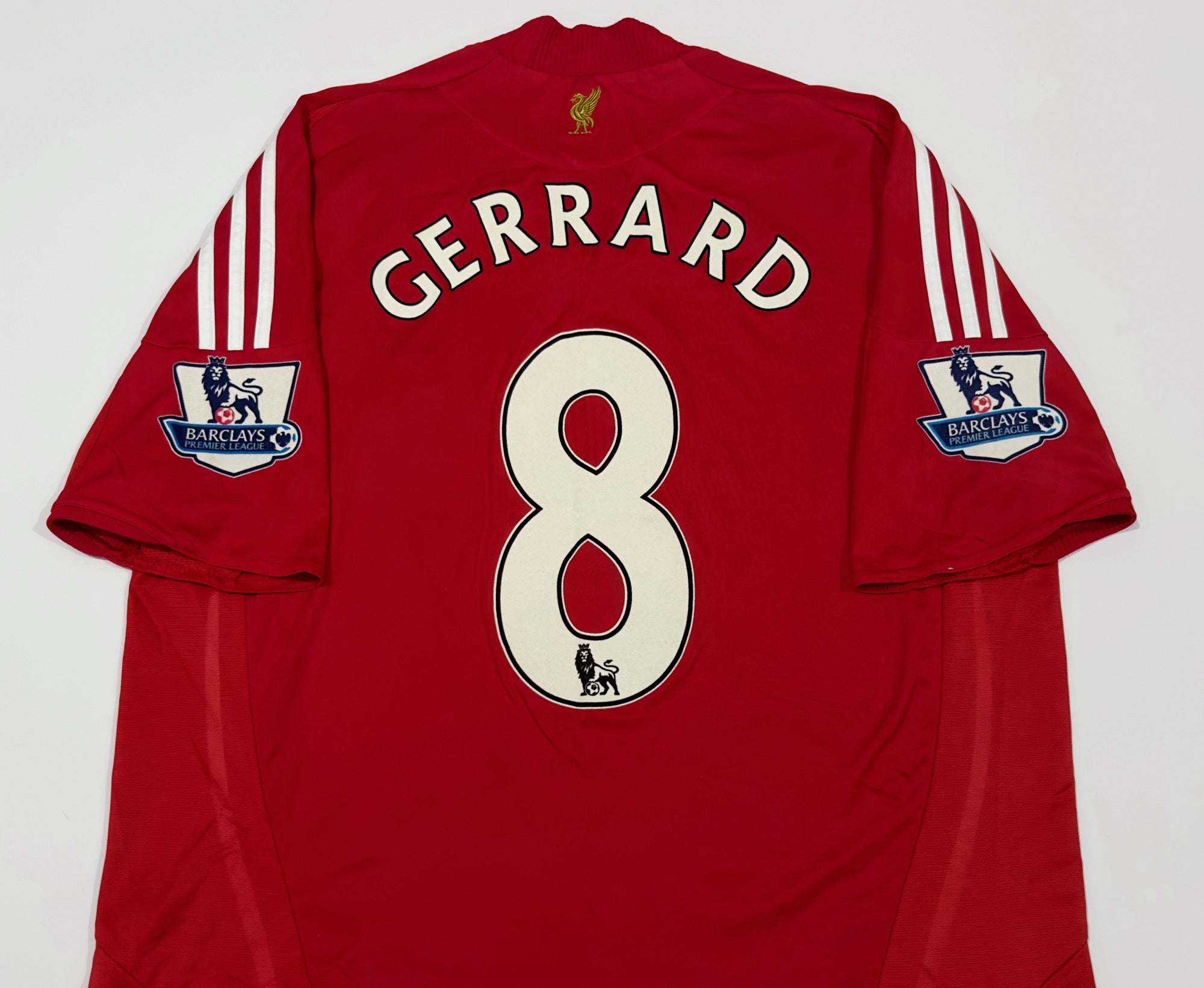2008/10 Liverpool #8 GERRARD Home Jersey (XL)