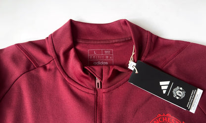 adidas Man Utd Half-Zip Training Top