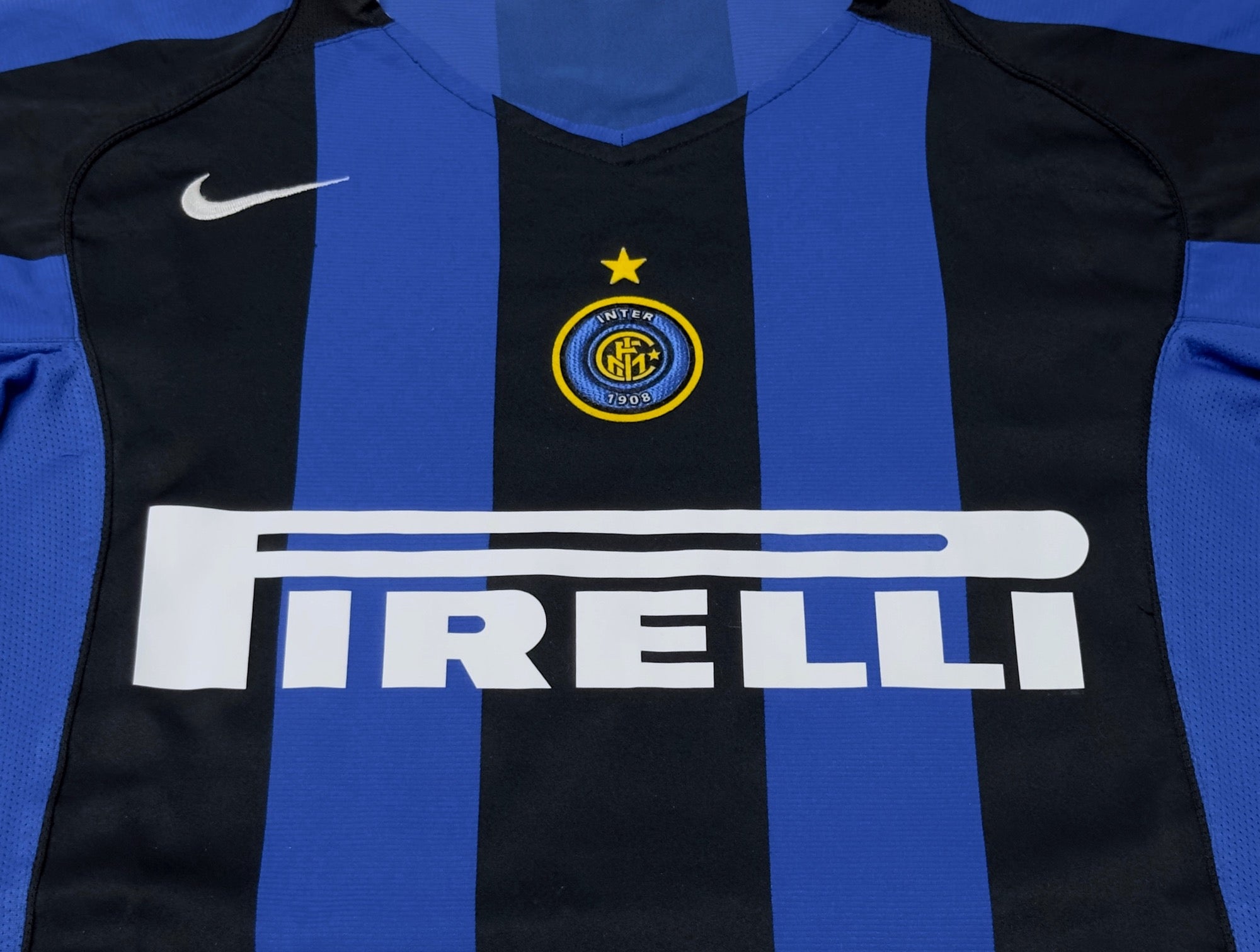2004/05 Inter Milan #10 ADRIANO Home Jersey (M)