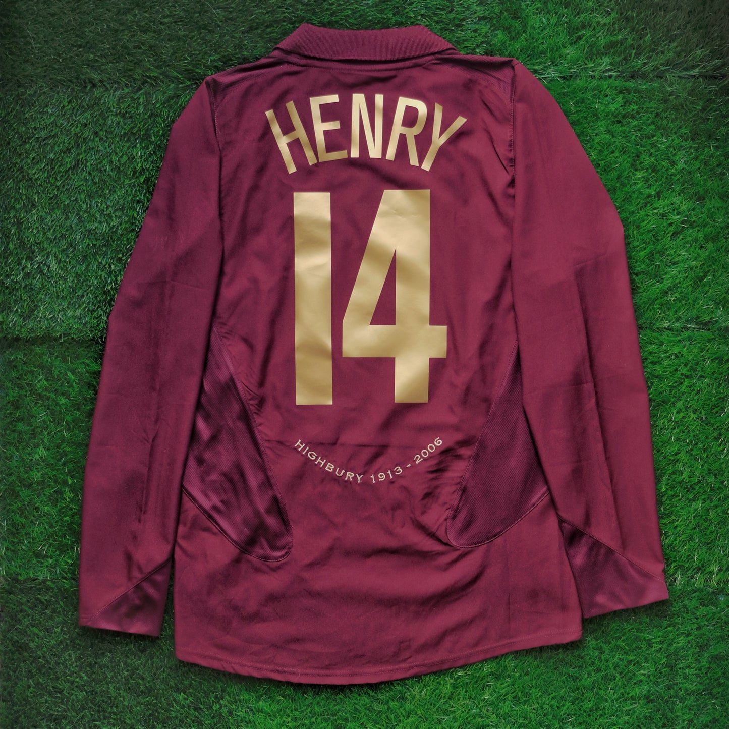 2005/06 Arsenal #14 HENRY Home Jersey (S) L/S