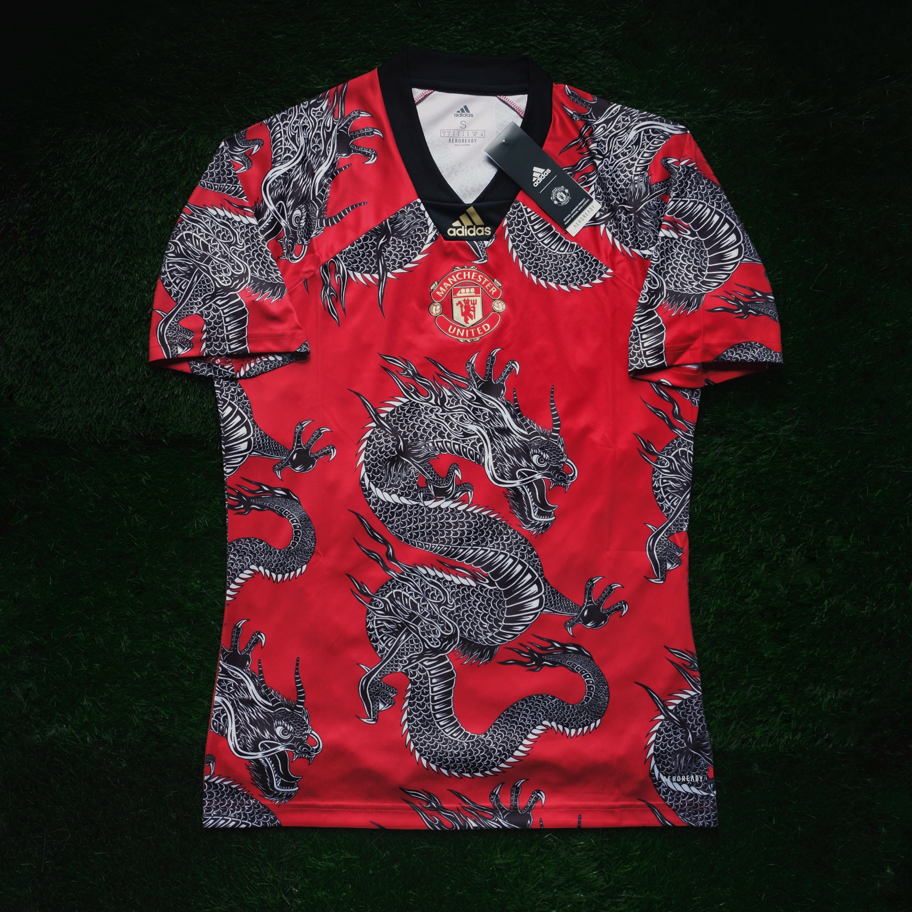 adidas Man Utd 2019/20 Pre-Match Jersey (S)