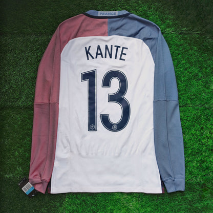 2016 France #13 KANTE Away Jersey (M) L/S