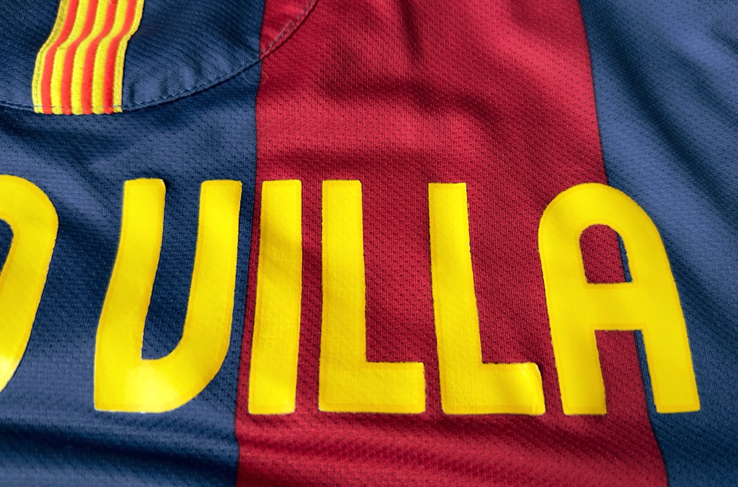 2010/11 Barcelona #7 DAVID VILLA Home Jersey (M)