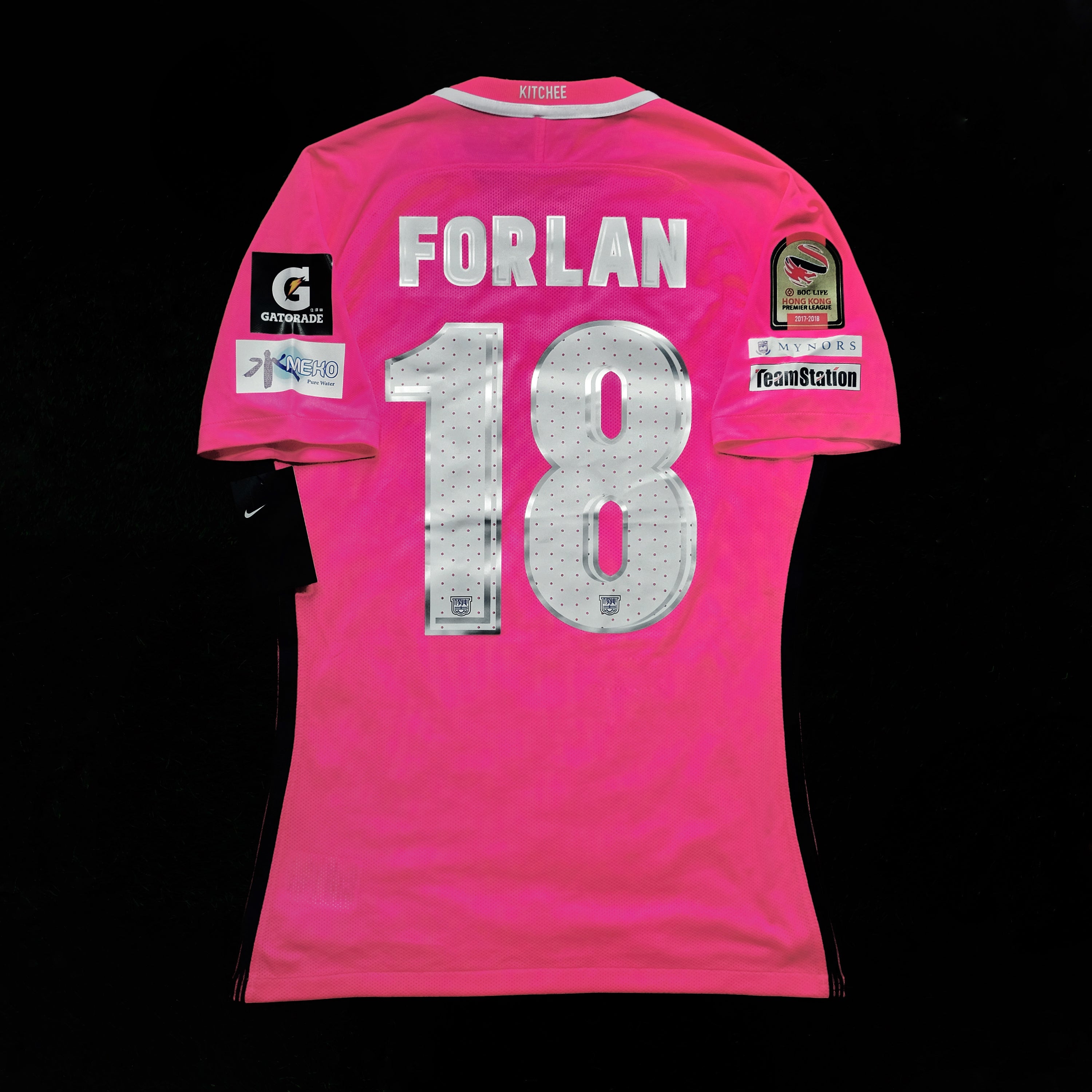 2017/18 Kitchee #18 FORLAN Away Jersey (M)