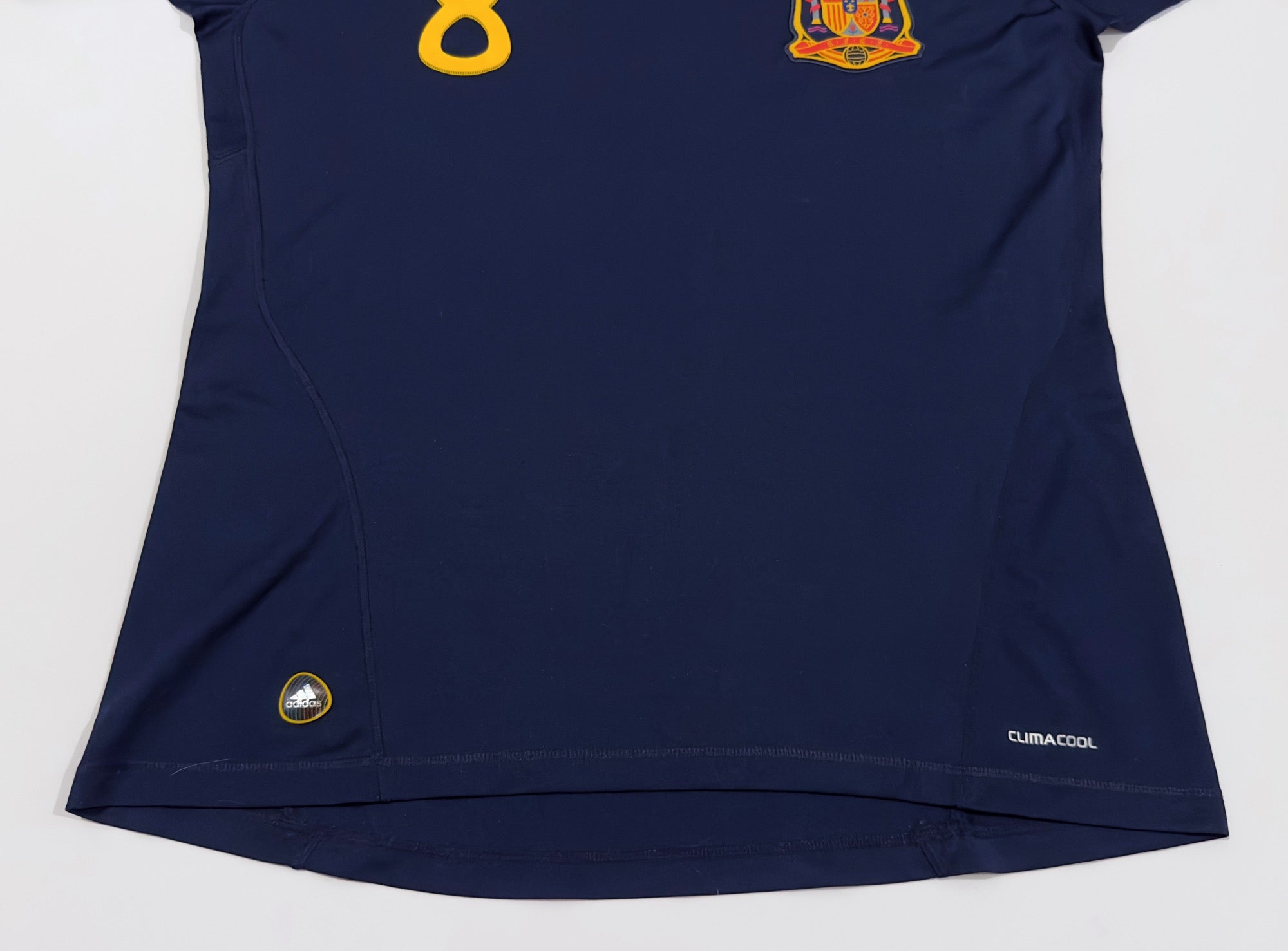 2010 Spain #8 XAVI Away Jersey (L)