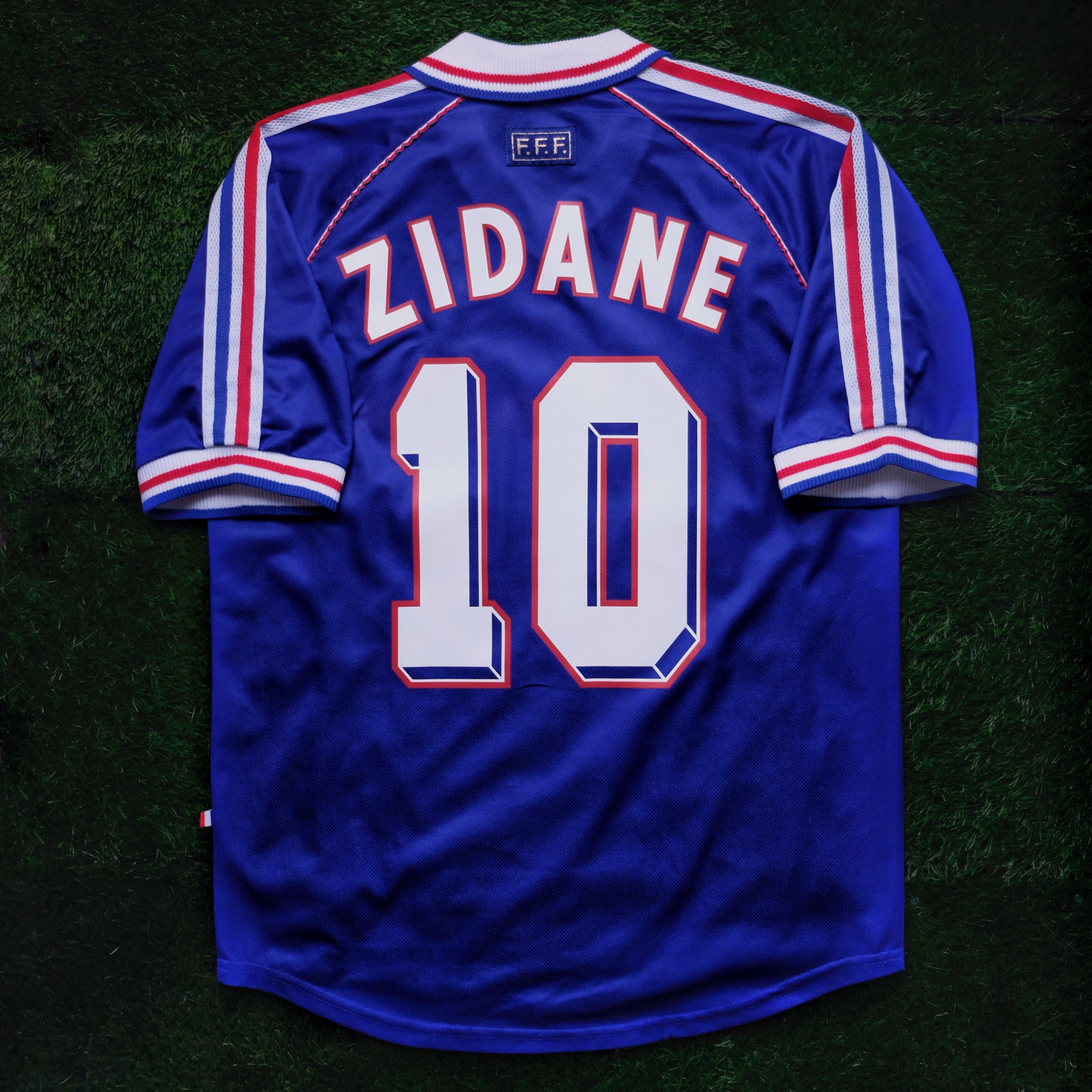 1998/00 France #10 ZIDANE Home Jersey (M)