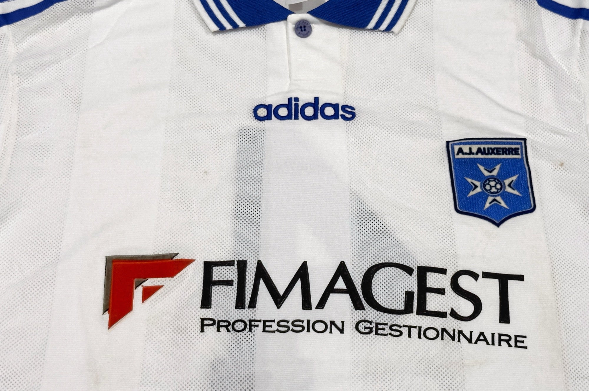1997/98 Auxerre #4 Home Jersey (L)