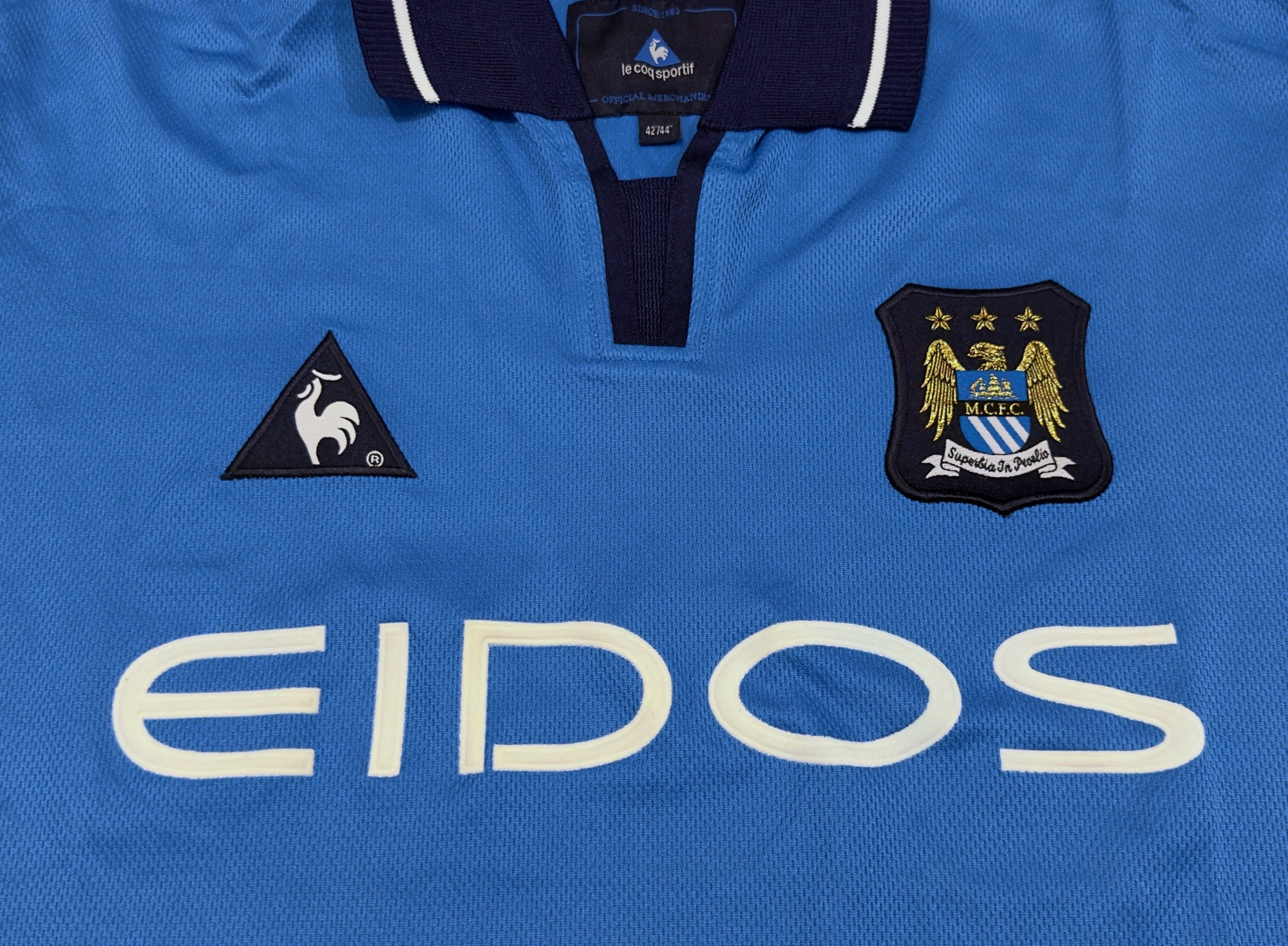 2001/02 Man City Home Jersey (L)
