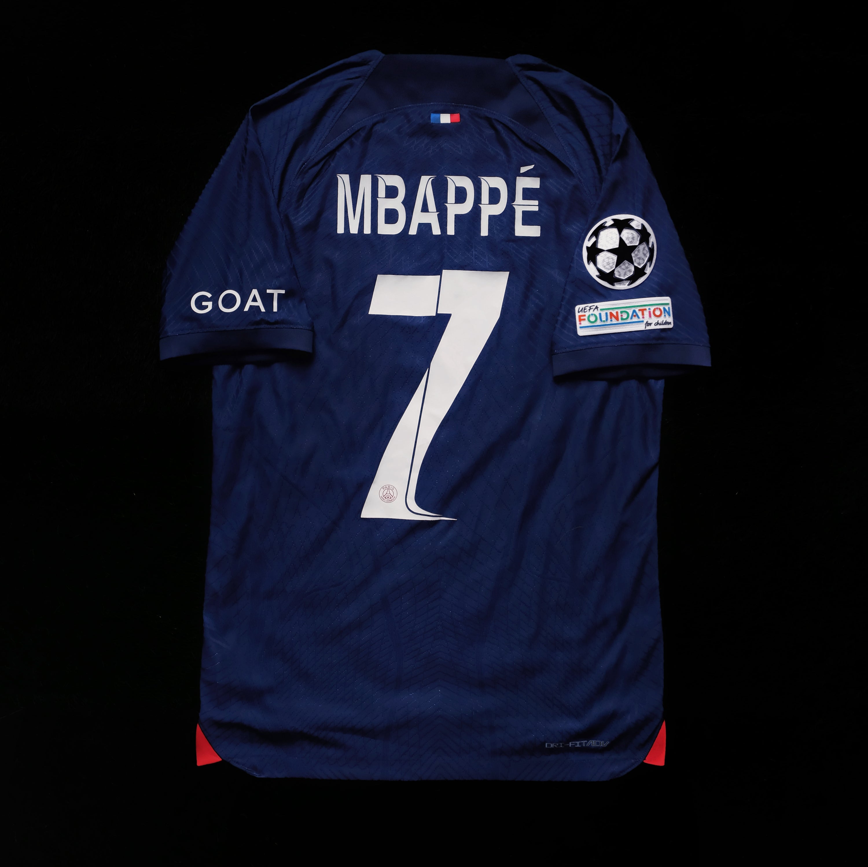 2023/24 PSG #7 MBAPPE Home Jersey (S)