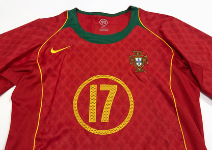 2004/05 Portugal #17 C.RONALDO Home Jersey (M)