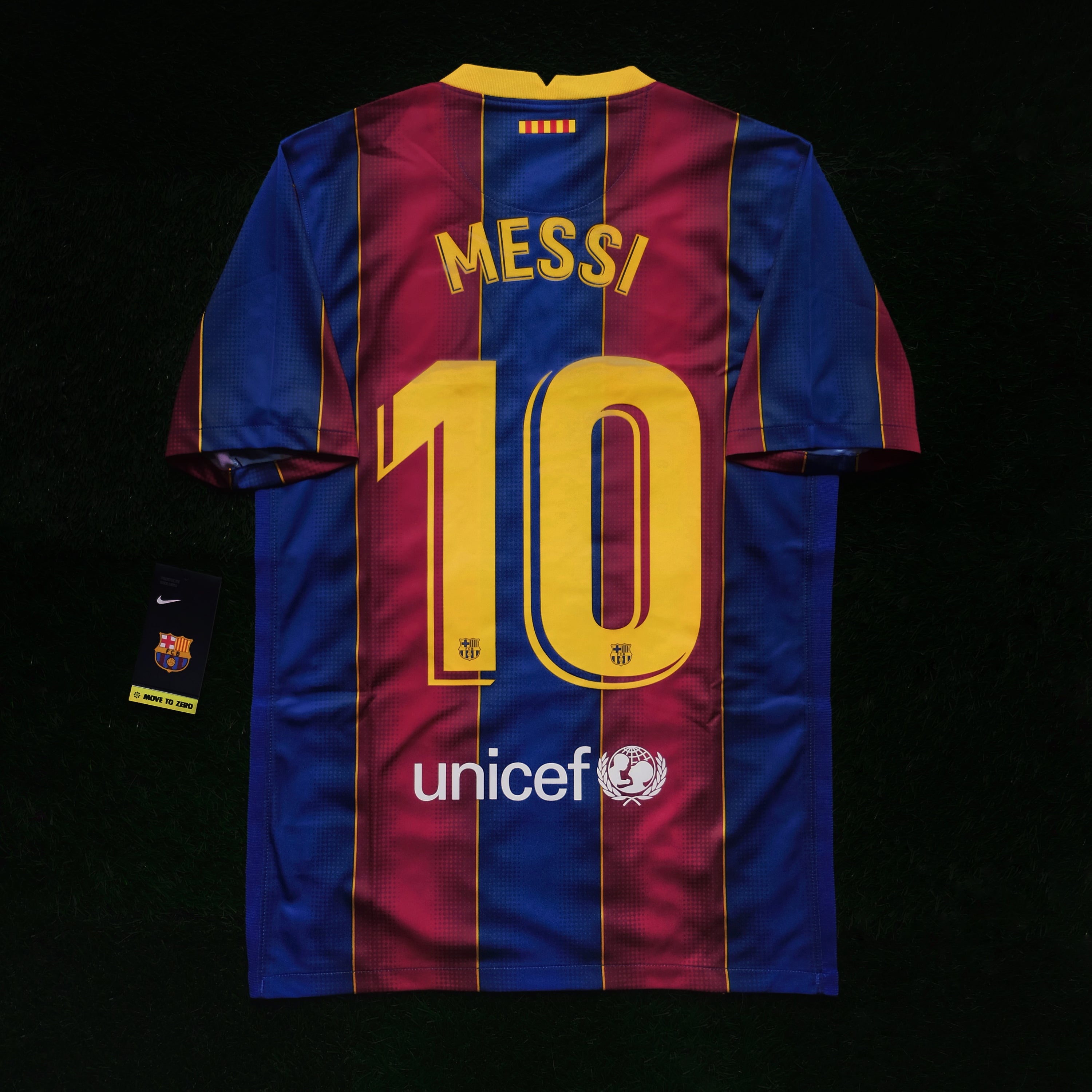 2020/21 Barcelona #10 MESSI Home Jersey (S)